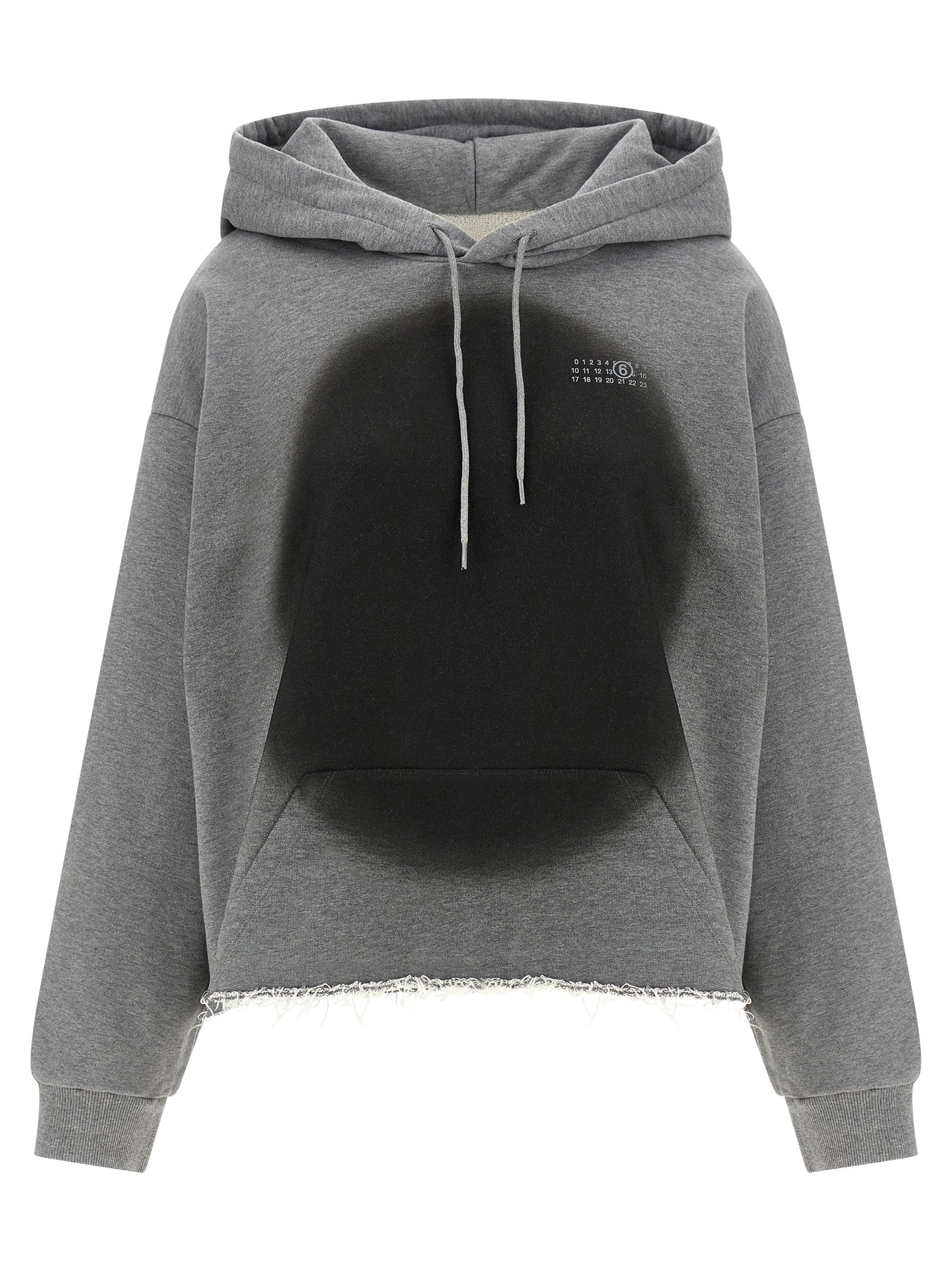 Mm6 Maison Margiela 'Numeric Signature Mm6' Spray Hoodie