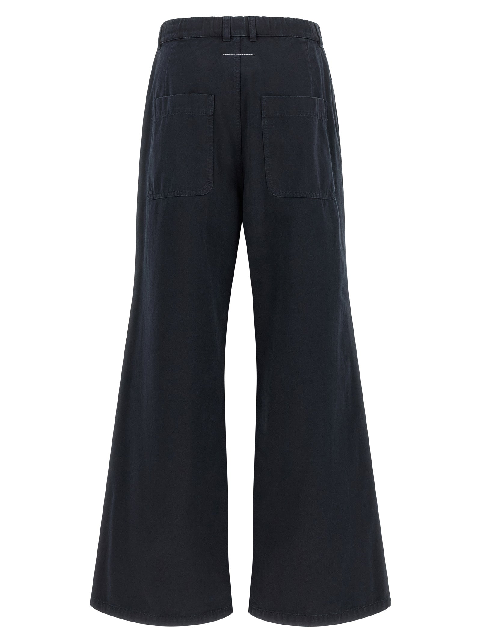 Mm6 Maison Margiela 'White Stitch Line' Pants