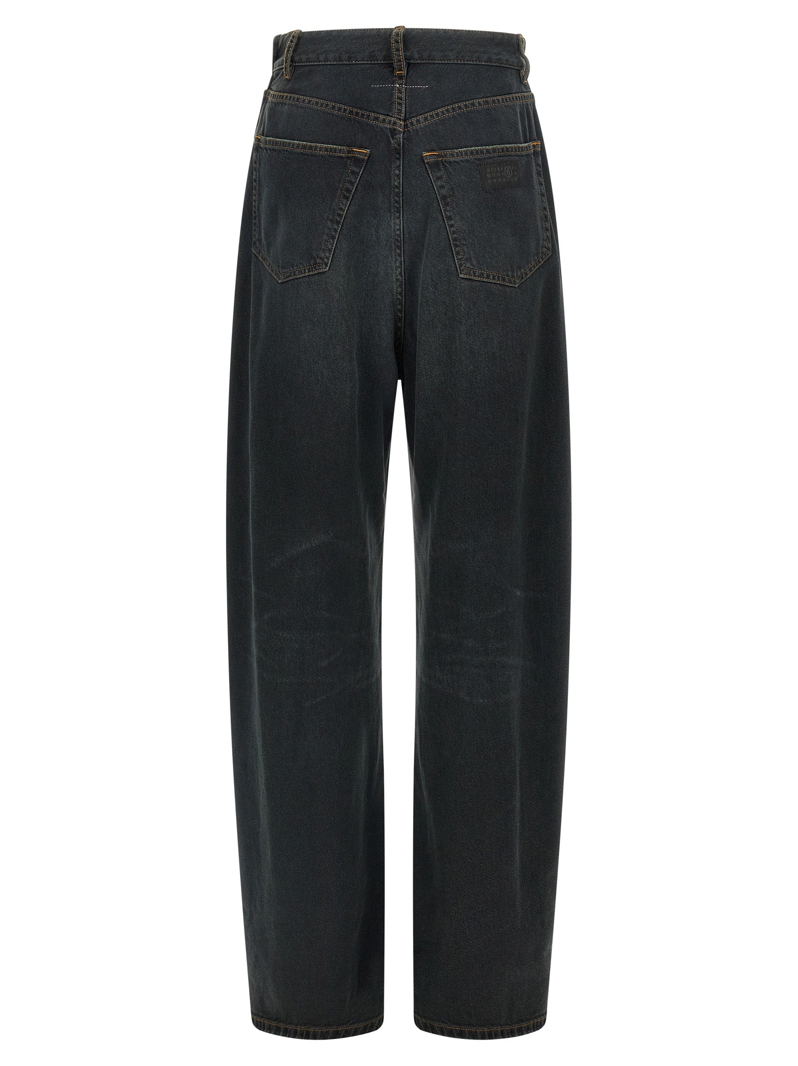 Mm6 Maison Margiela Asymmetrical Structure Jeans