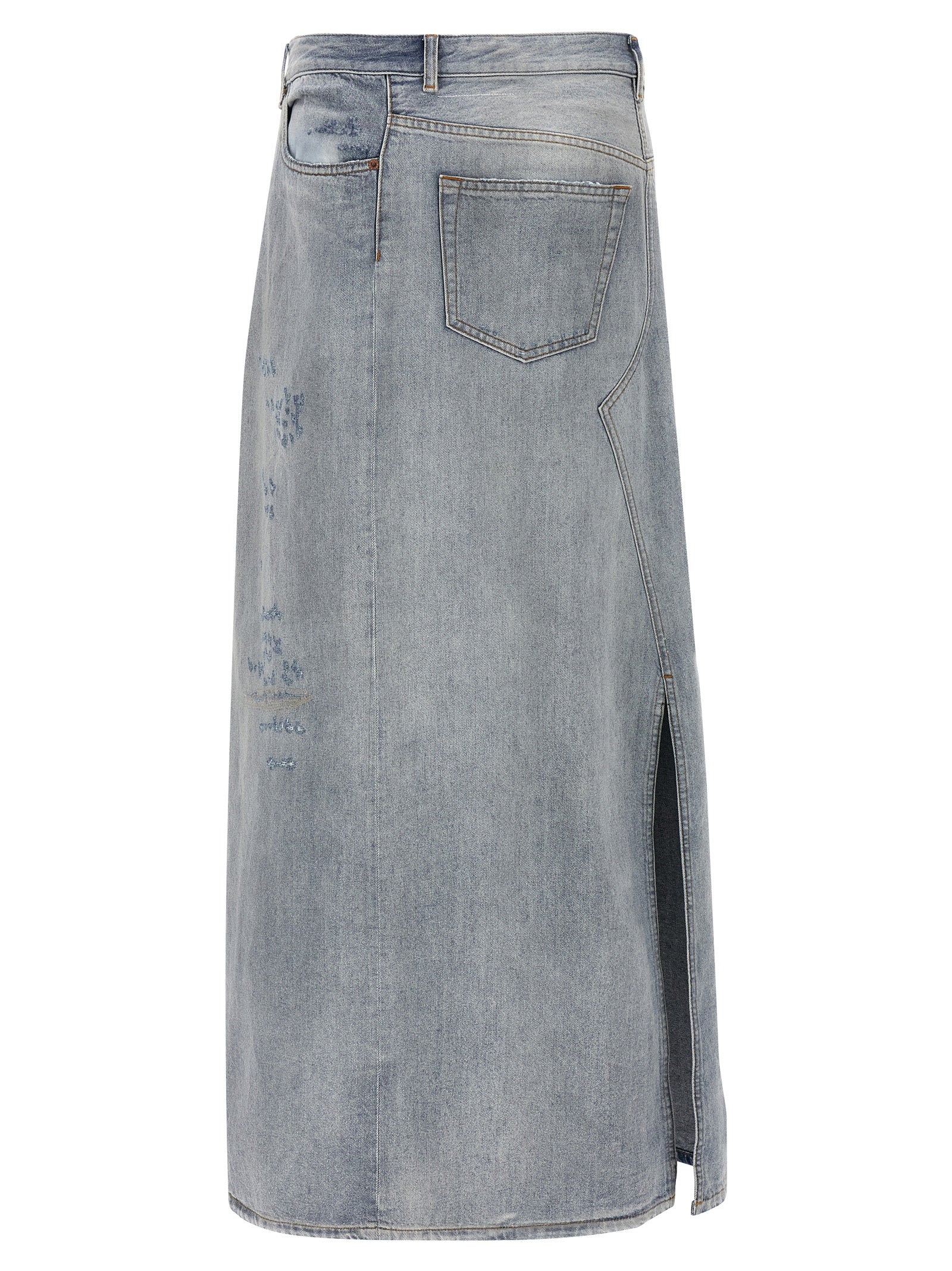 Mm6 Maison Margiela Asymmetrical Construction Skirt