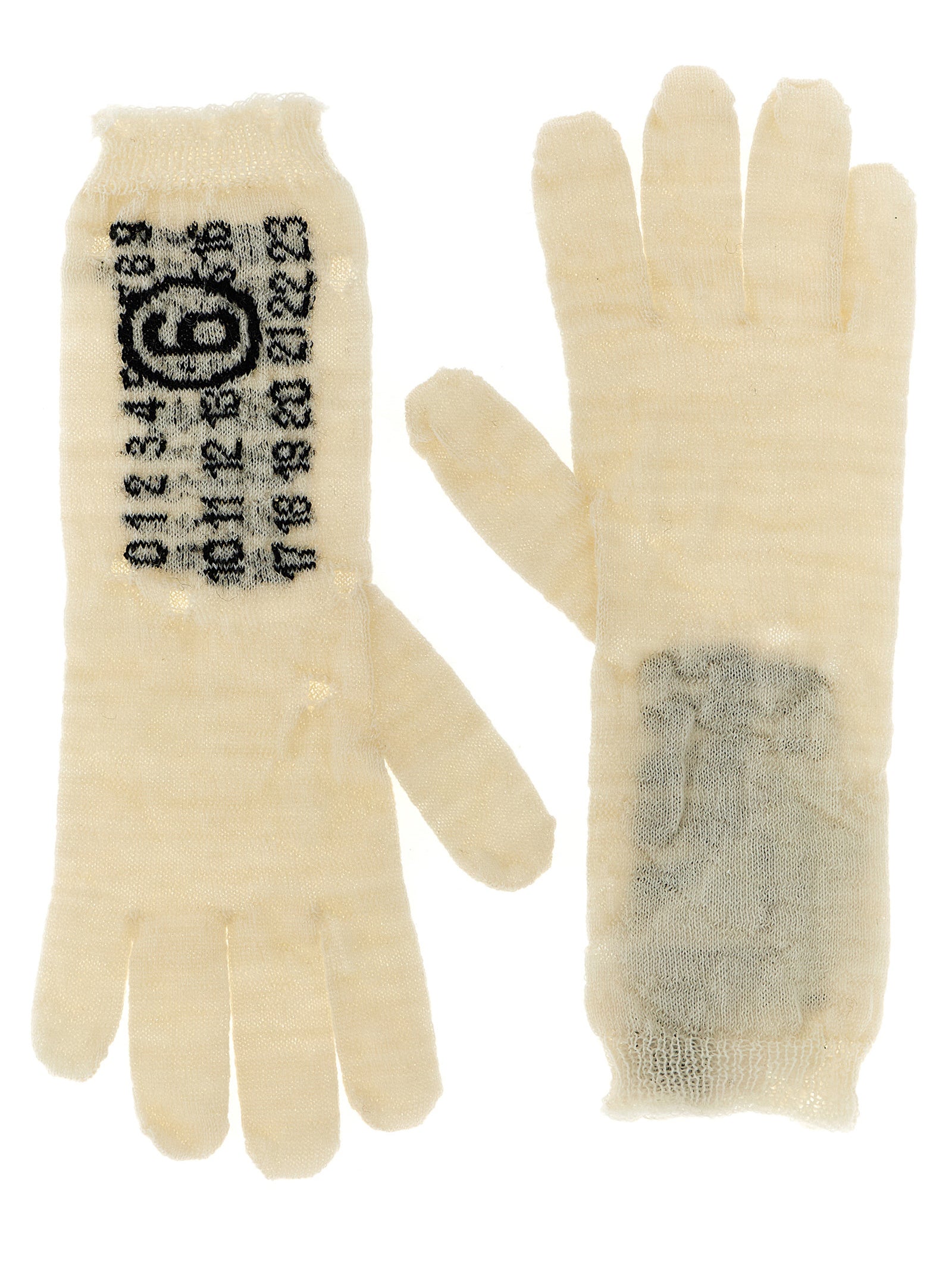 Mm6 Maison Margiela 'Numeric Signature Mm6' Gloves