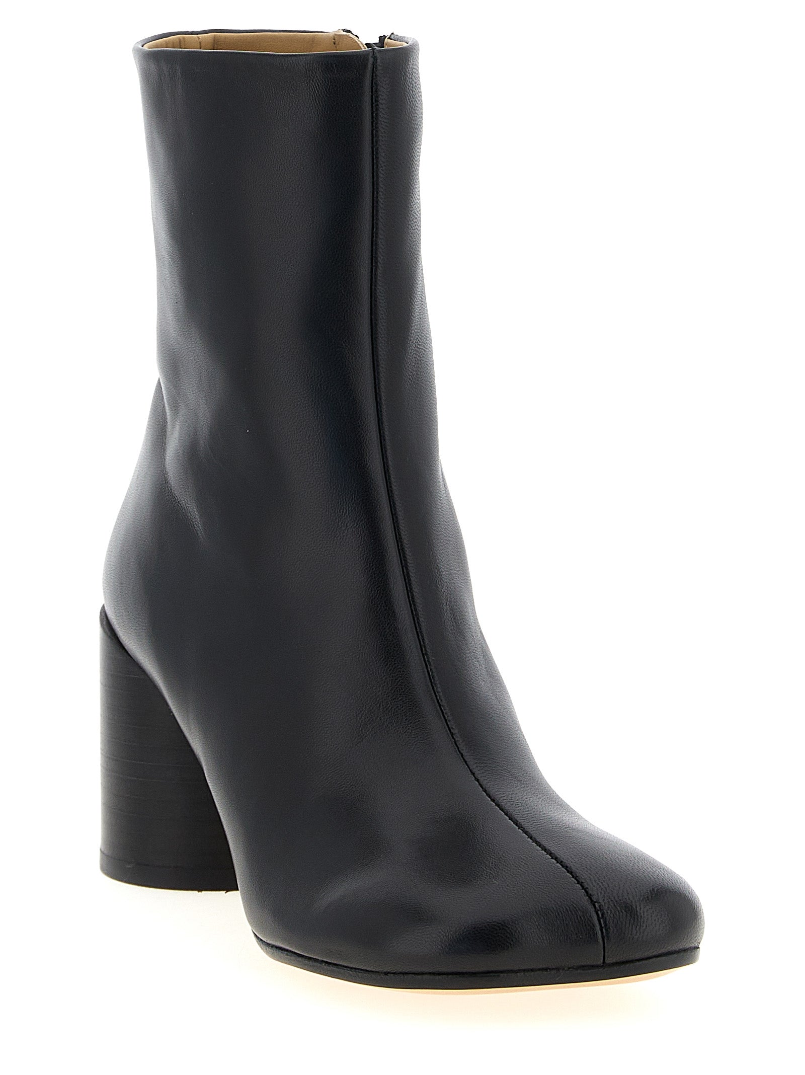 Mm6 Maison Margiela Leather Ankle Boots