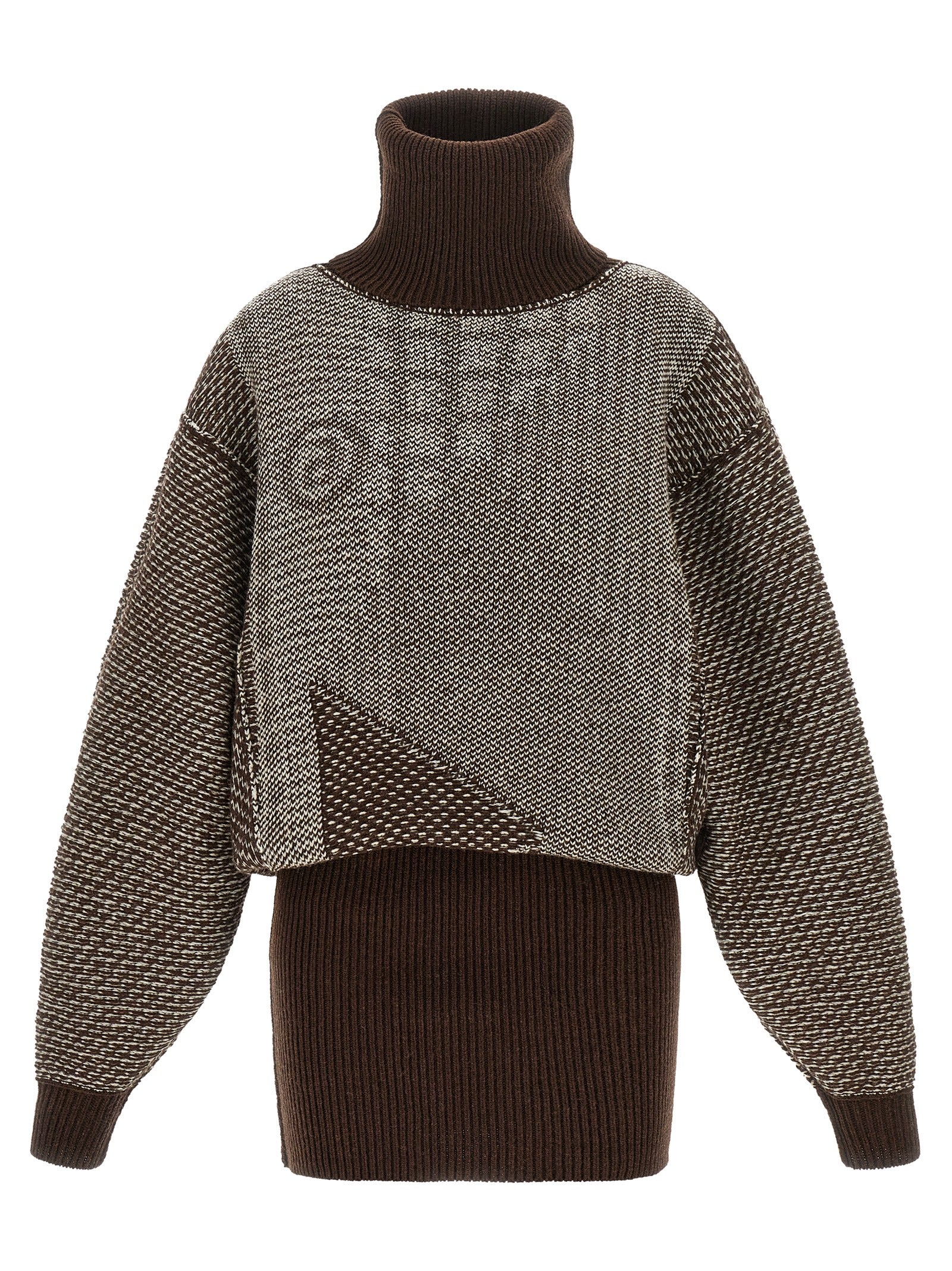 Mm6 Maison Margiela 'Numeric Signature Mm6' Reversible Dress