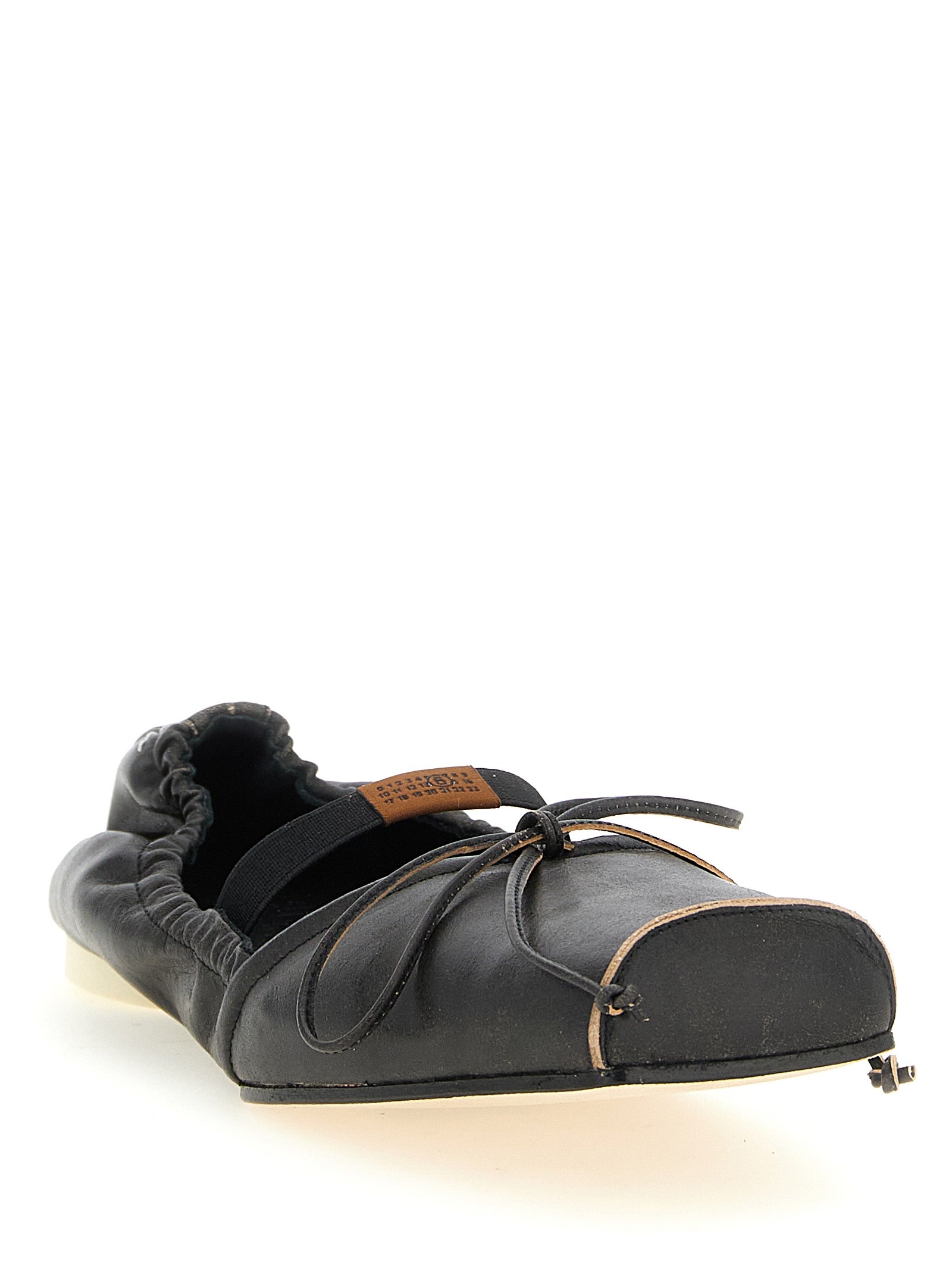 Mm6 Maison Margiela Square Toe Ballet Flats