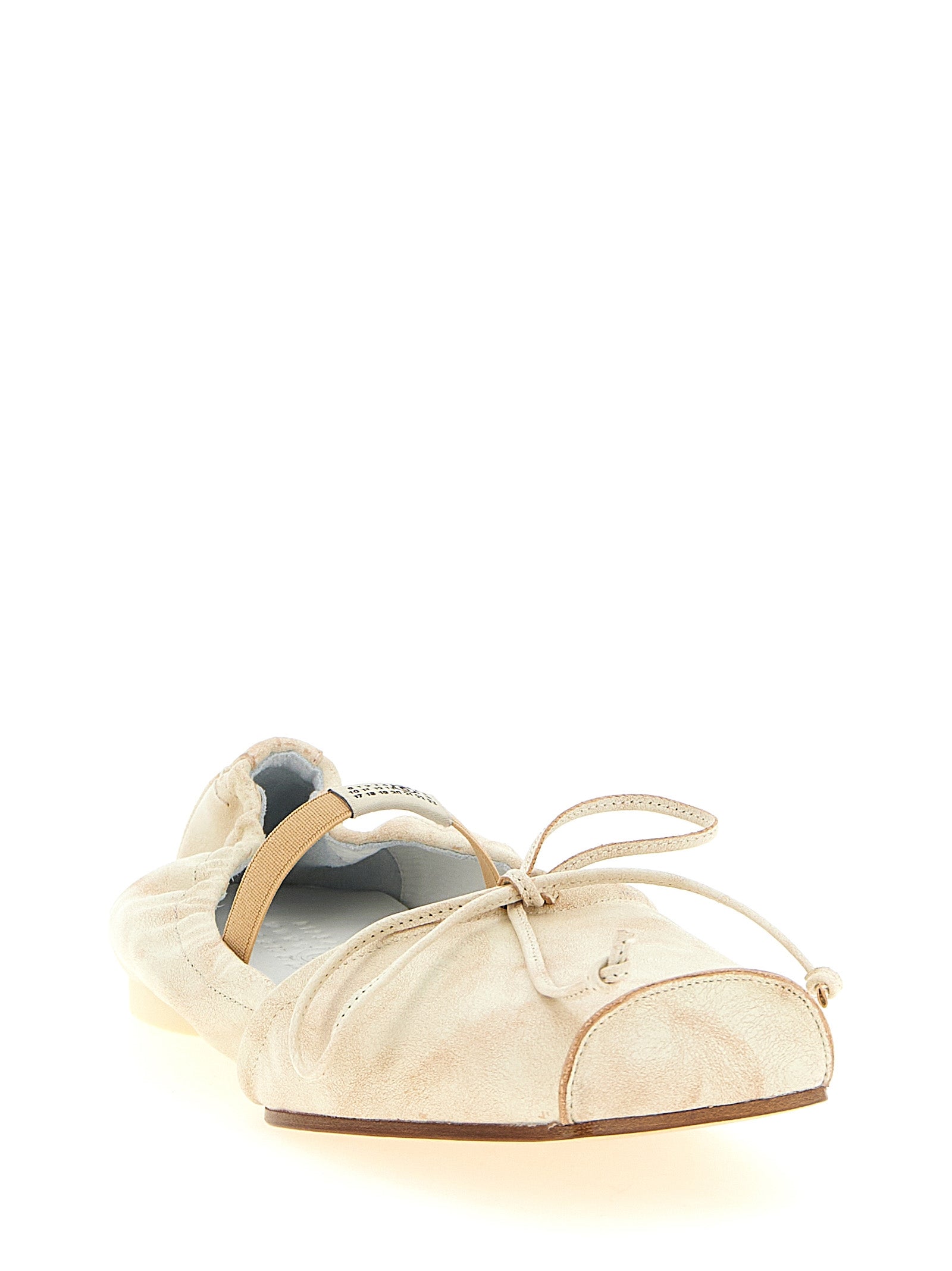 Mm6 Maison Margiela Square Toe Ballet Flats
