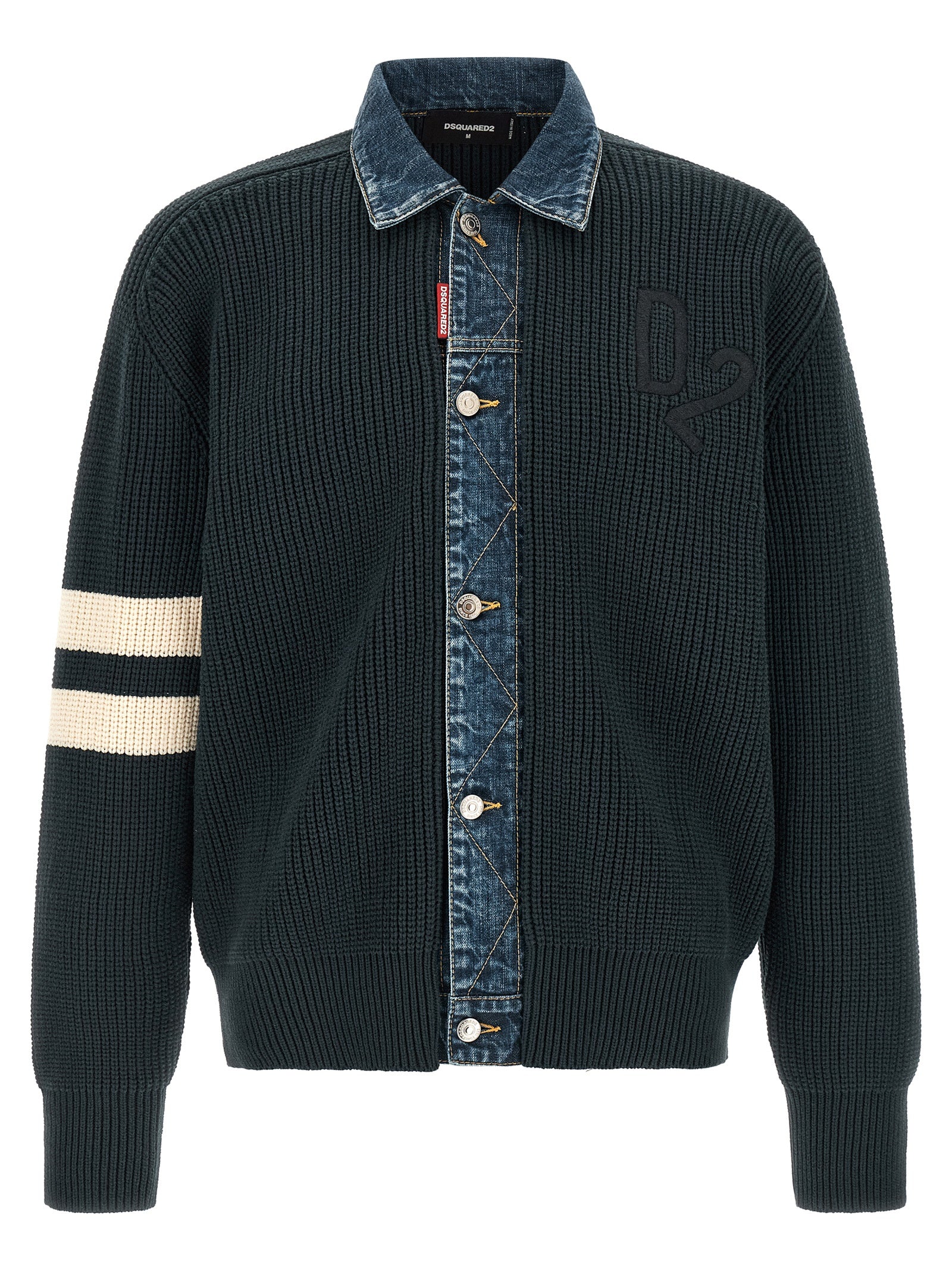 Dsquared2 'Denim Mix D2' Cardigan