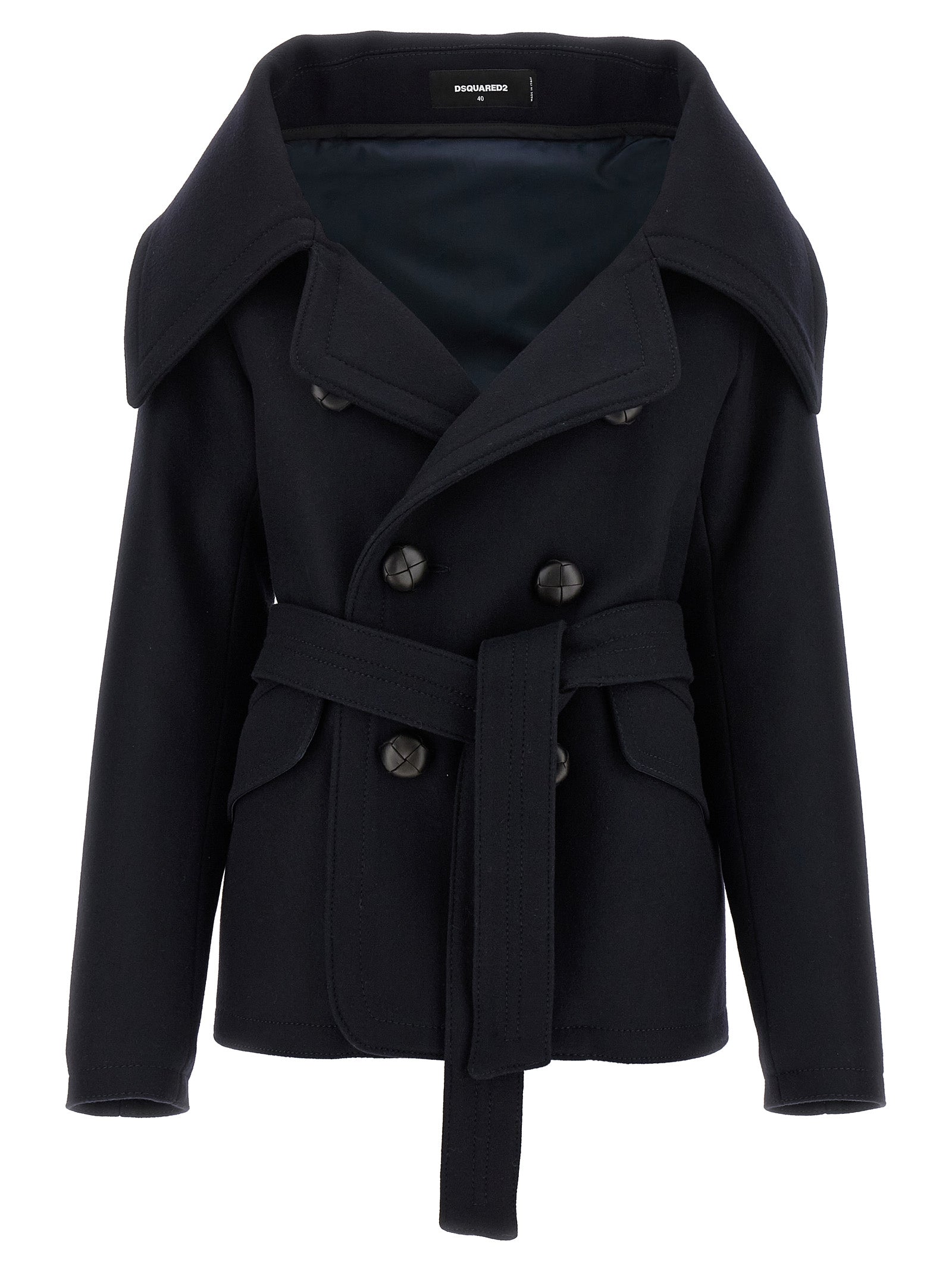 Dsquared2 'Peacoat Robe' Coat