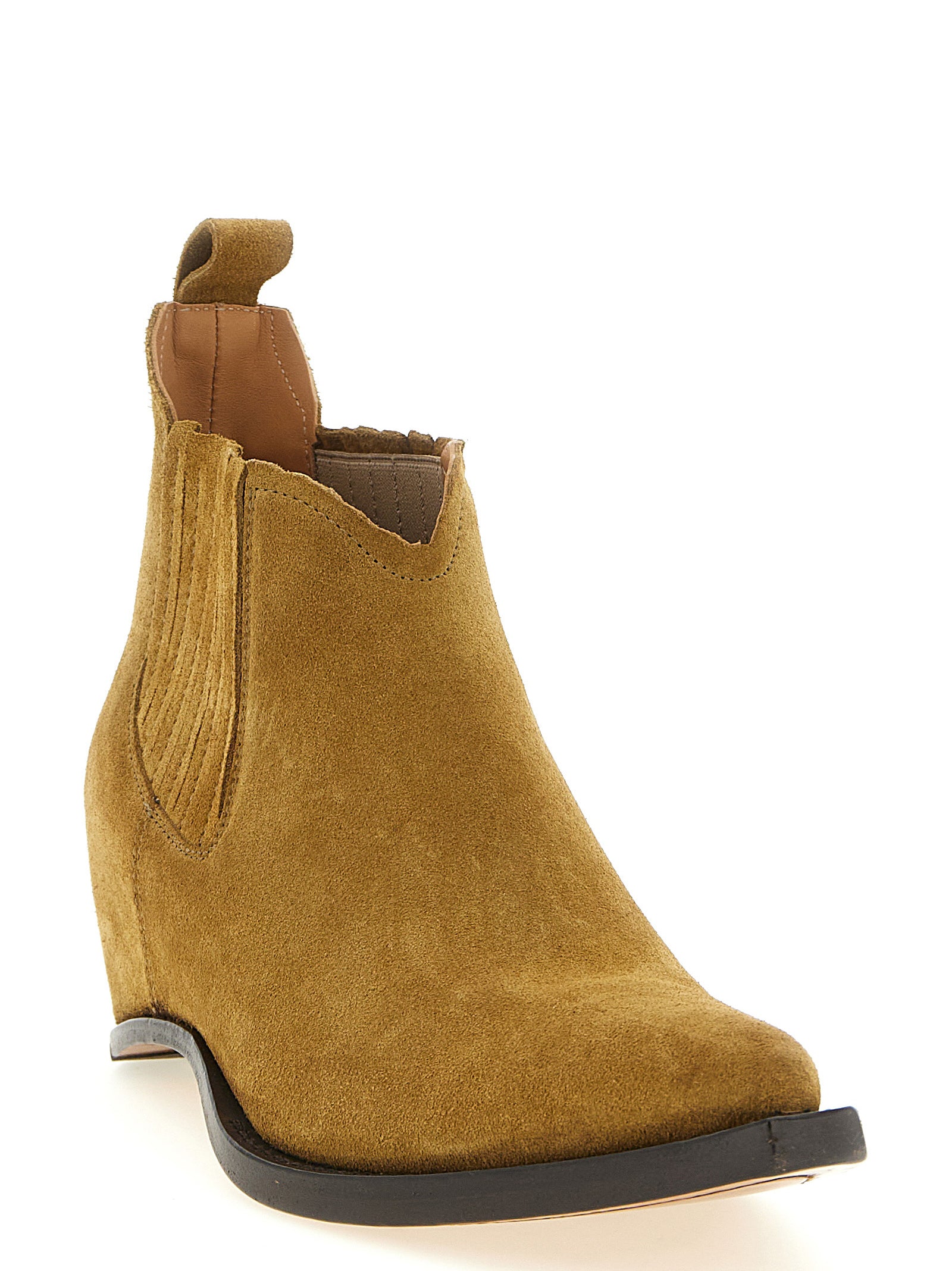 Maison Margiela 'Western Chelsea Heel-Less' Ankle Boots