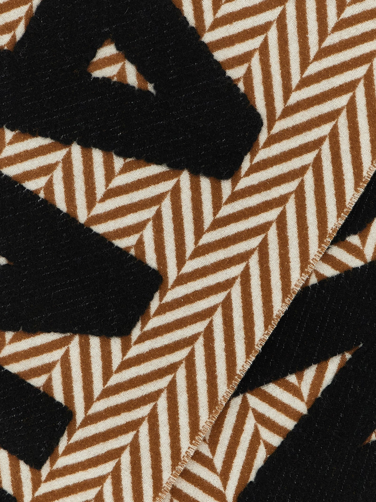 J.W.Anderson 'Herringbone Logo' Scarf