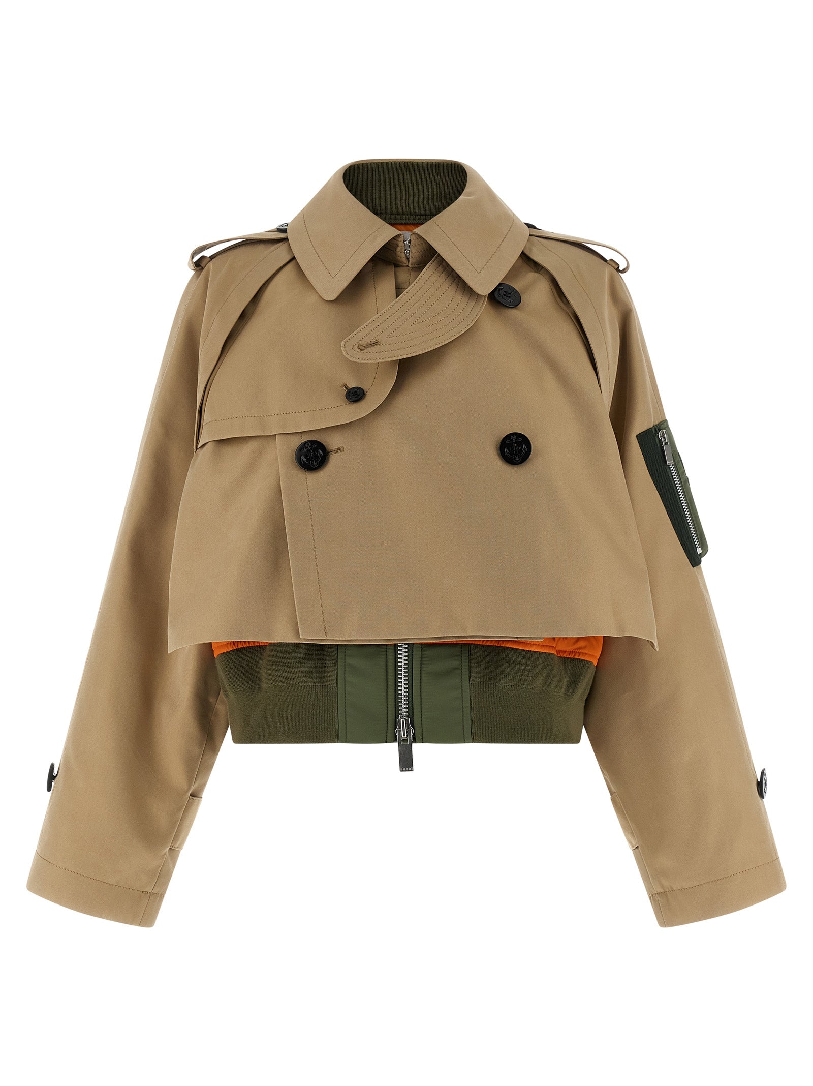Sacai Double Layer Trench Coat