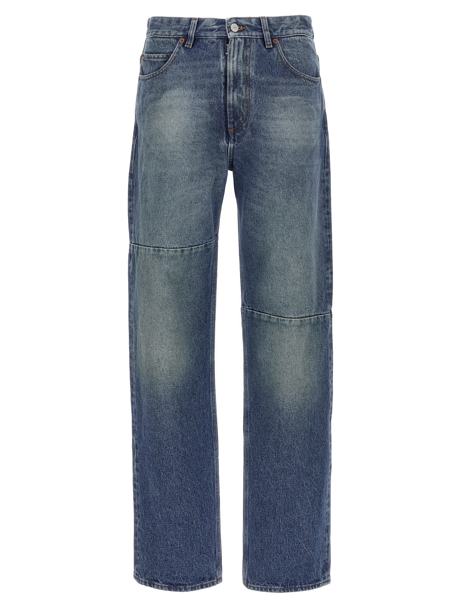 Mm6 Maison Margiela Asymmetric Stitching Jeans