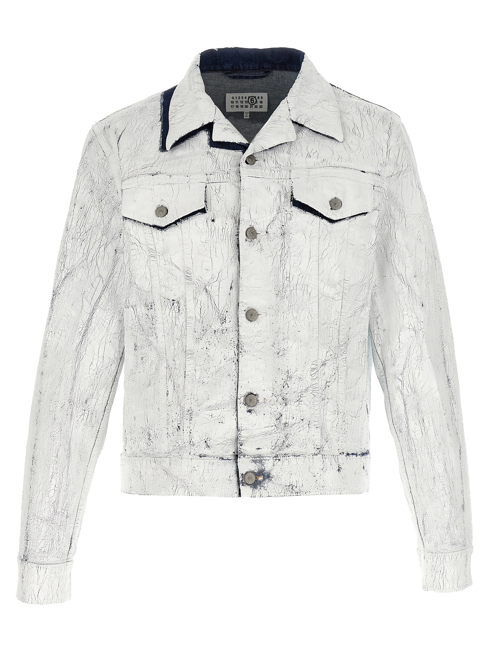 Mm6 Maison Margiela Patent Denim Jacket