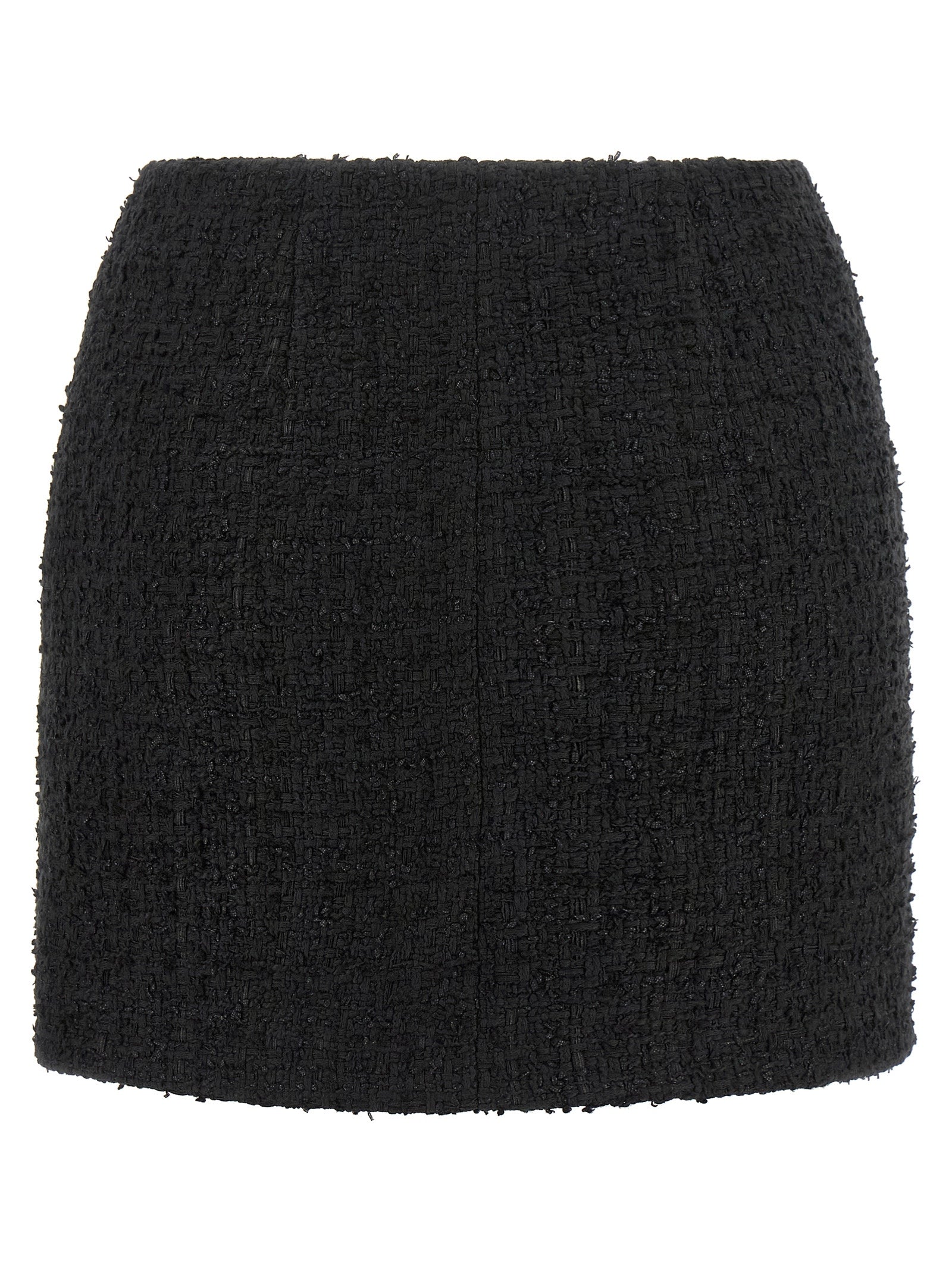 Balmain Embossed Button Detail Miniskirt