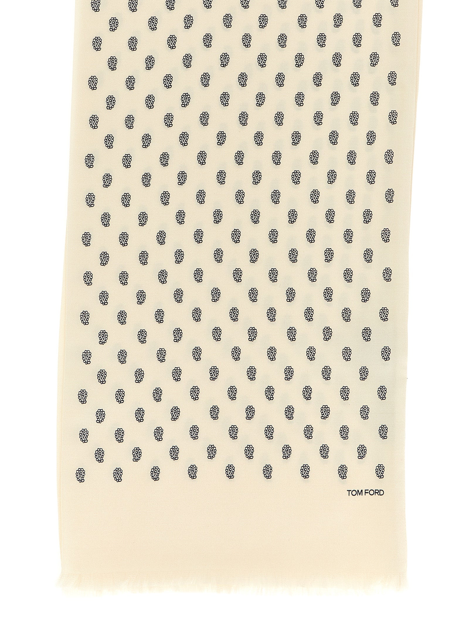 Tom Ford Paisley Print Scarf