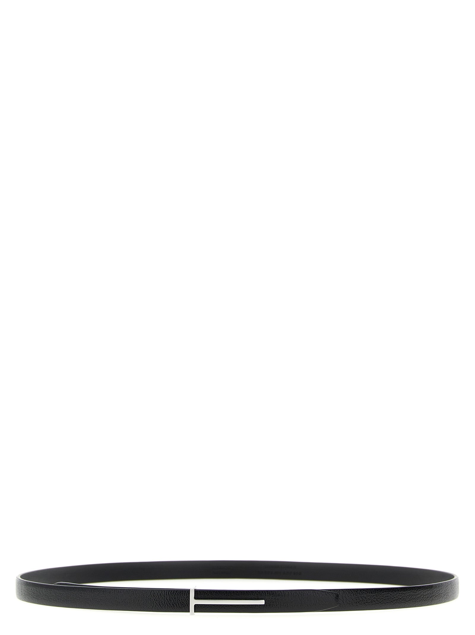 Tom Ford 'T' Leather Belt