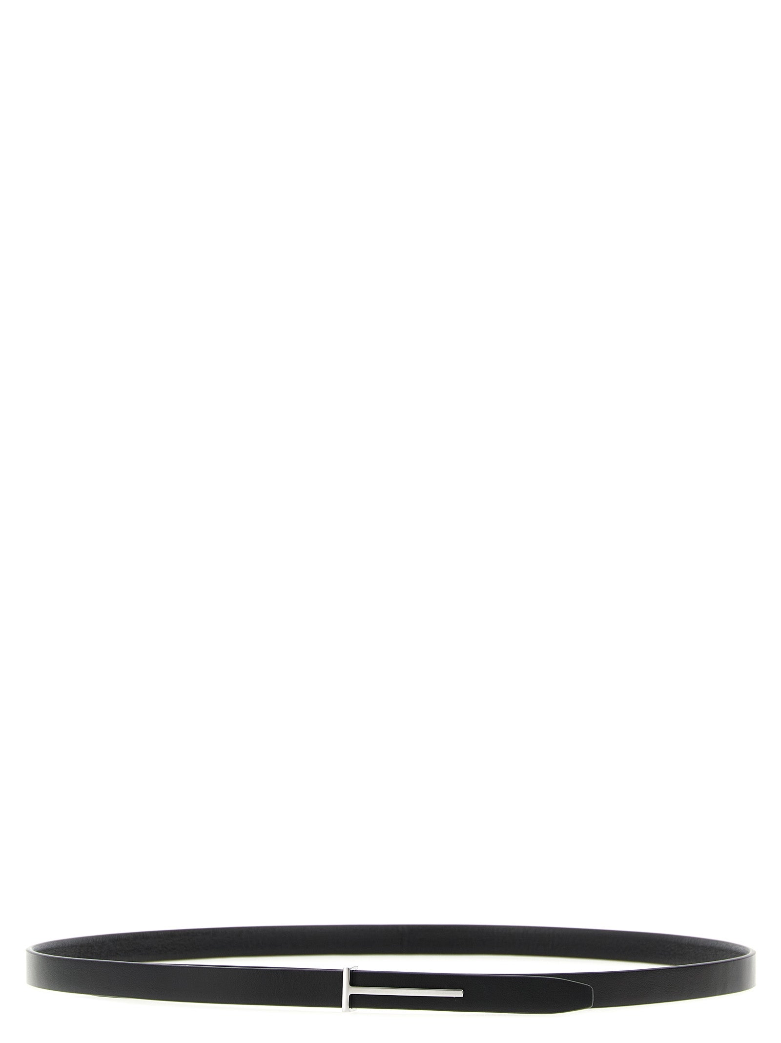 Tom Ford 'T' Leather Belt