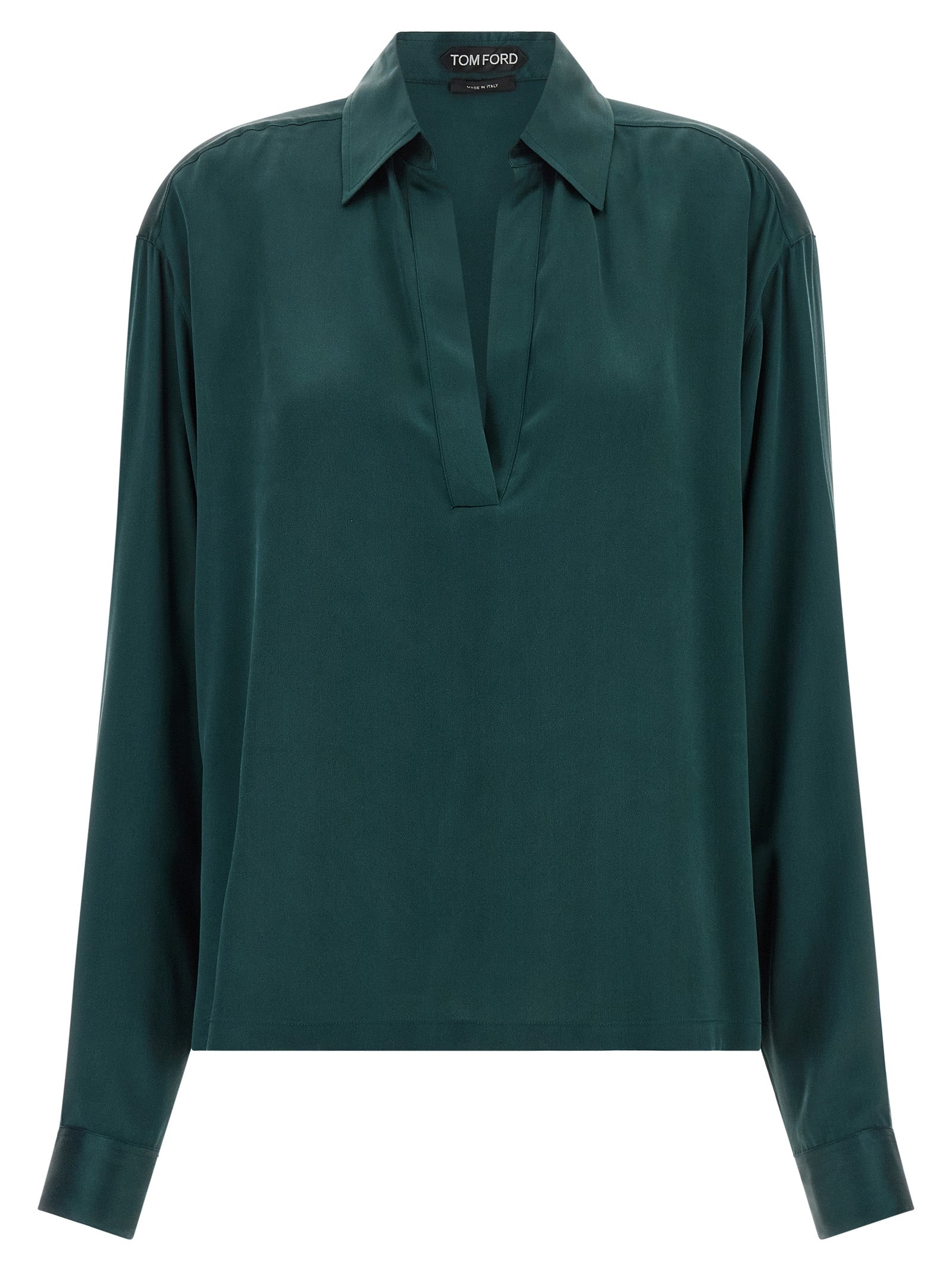 Tom Ford Satin Silk Polo Shirt