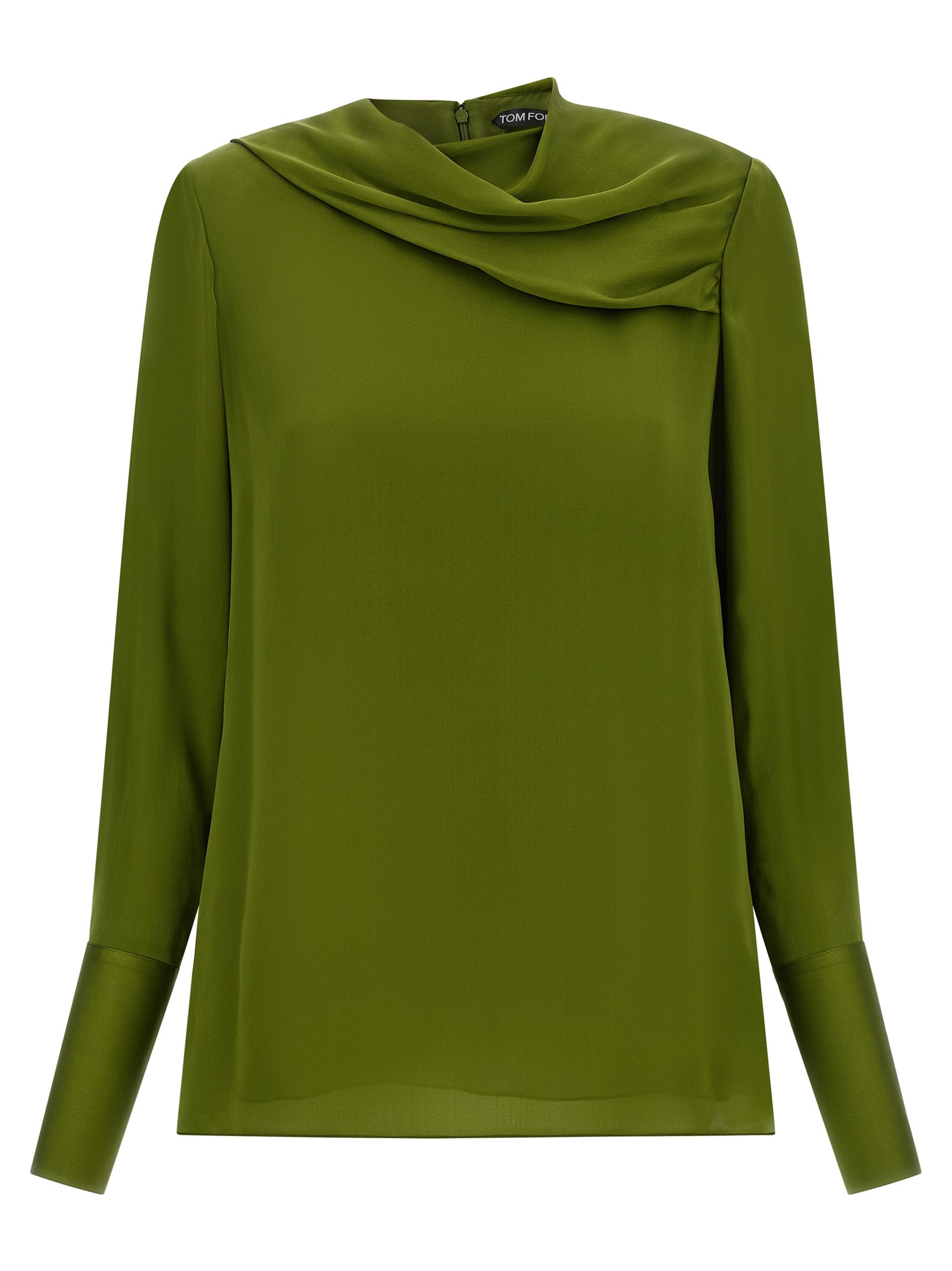 Tom Ford Draped Neck Blouse