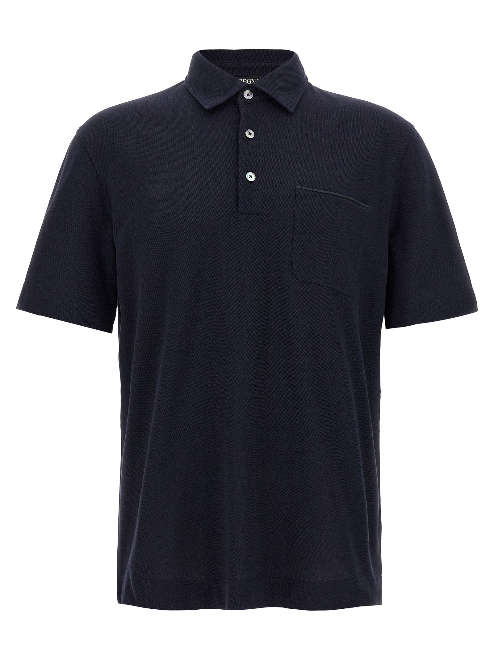 Zegna Piqué Polo Shirt