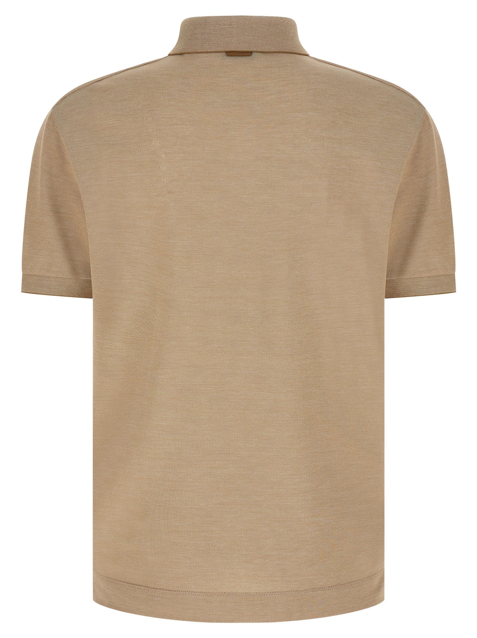 Zegna Cotton Silk Polo Shirt