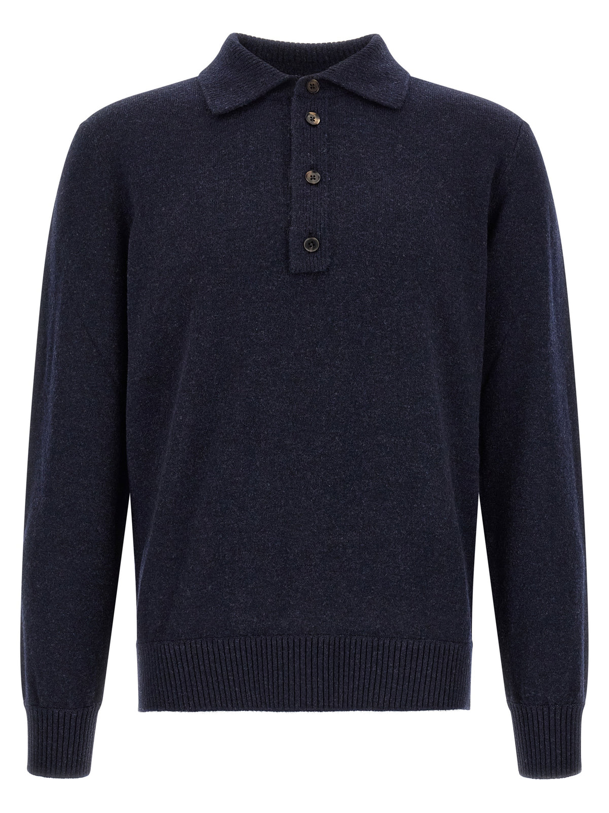 Zegna Wool And Cashmere Polo Shirt