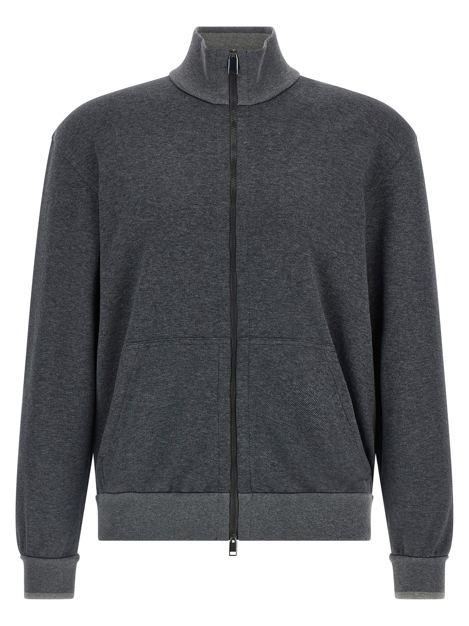 Brioni Piqué Cotton Sweatshirt