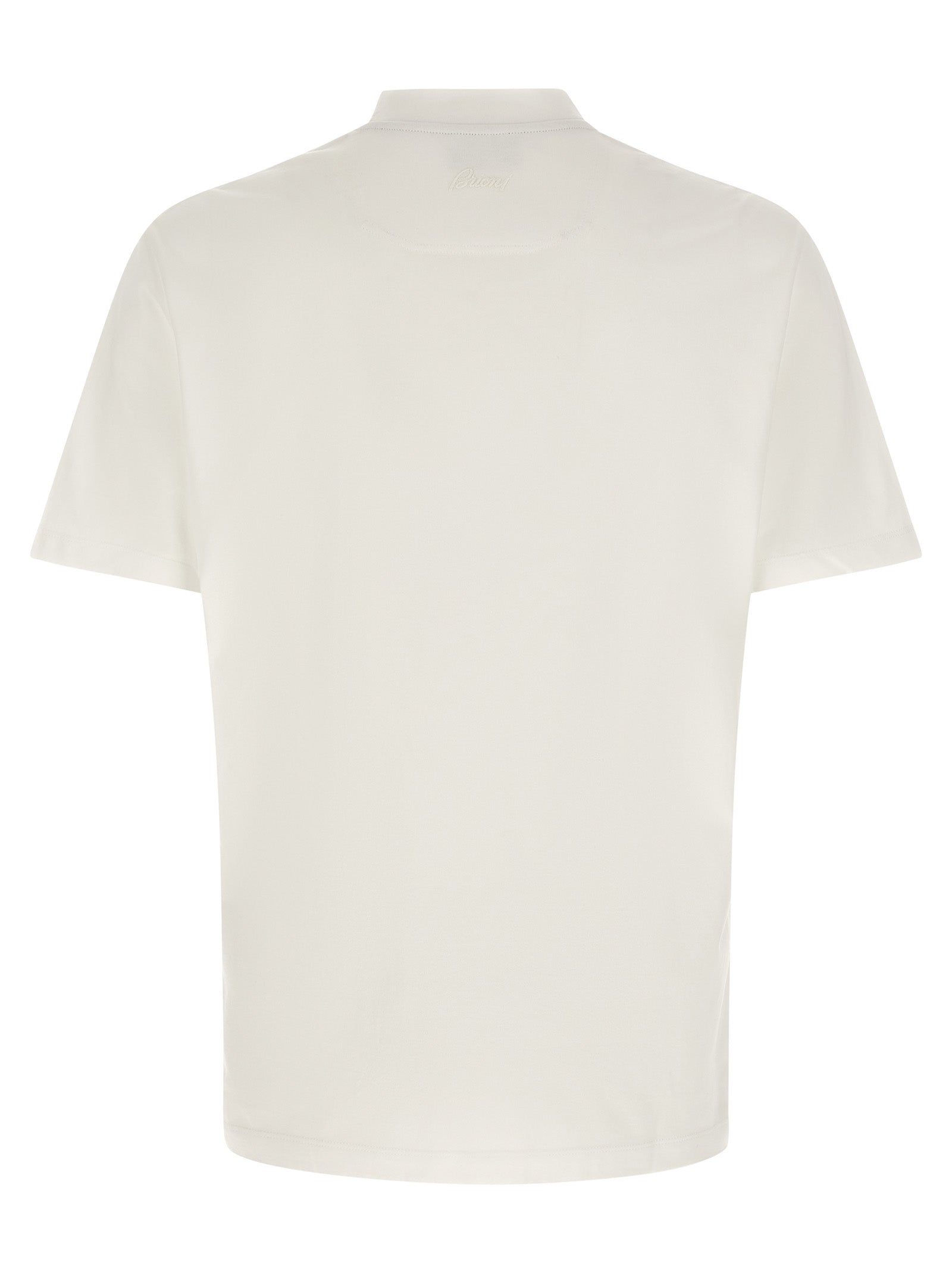 Brioni Logo Embroidery T-Shirt