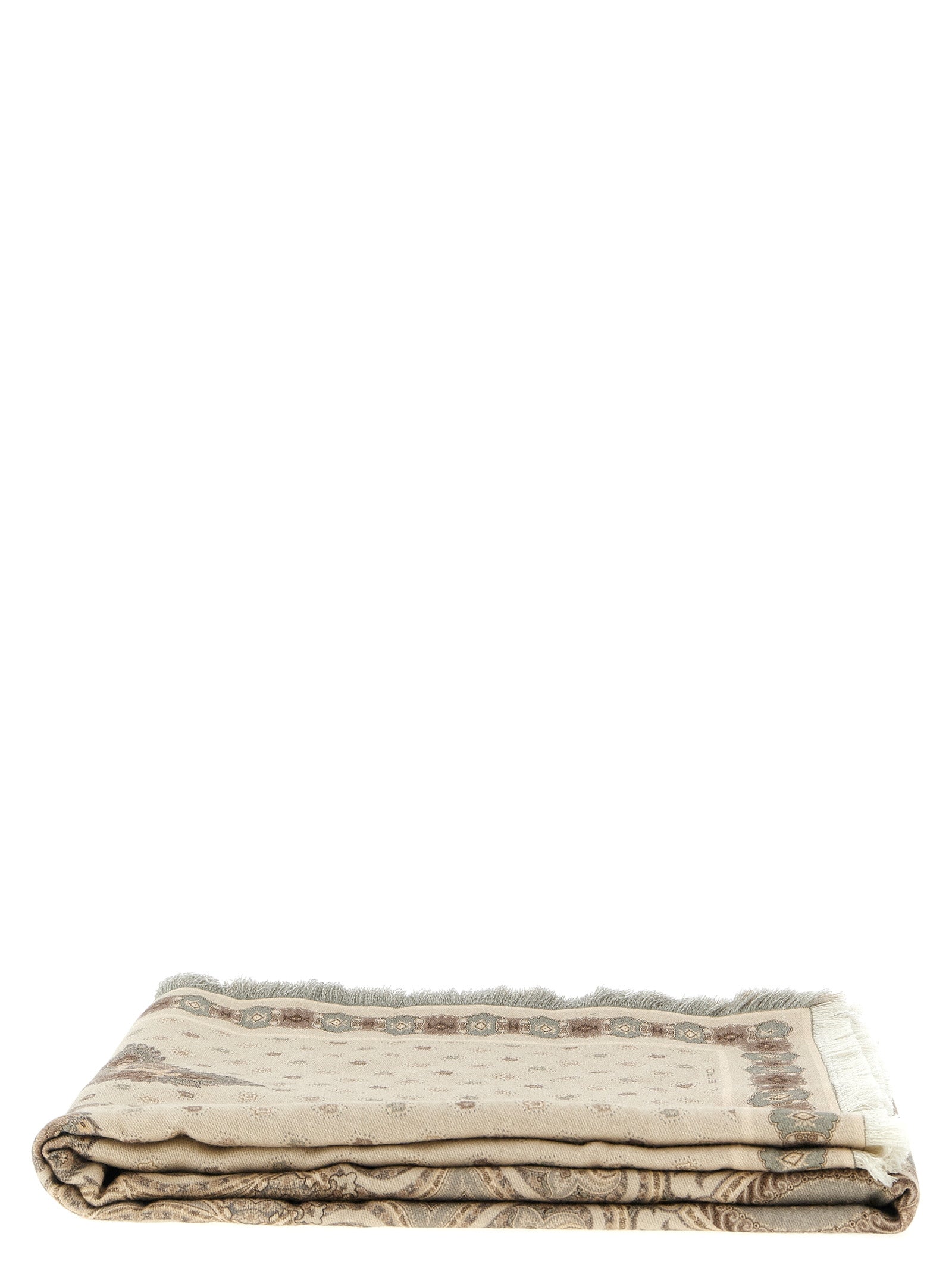 Etro Home Wool Plaid