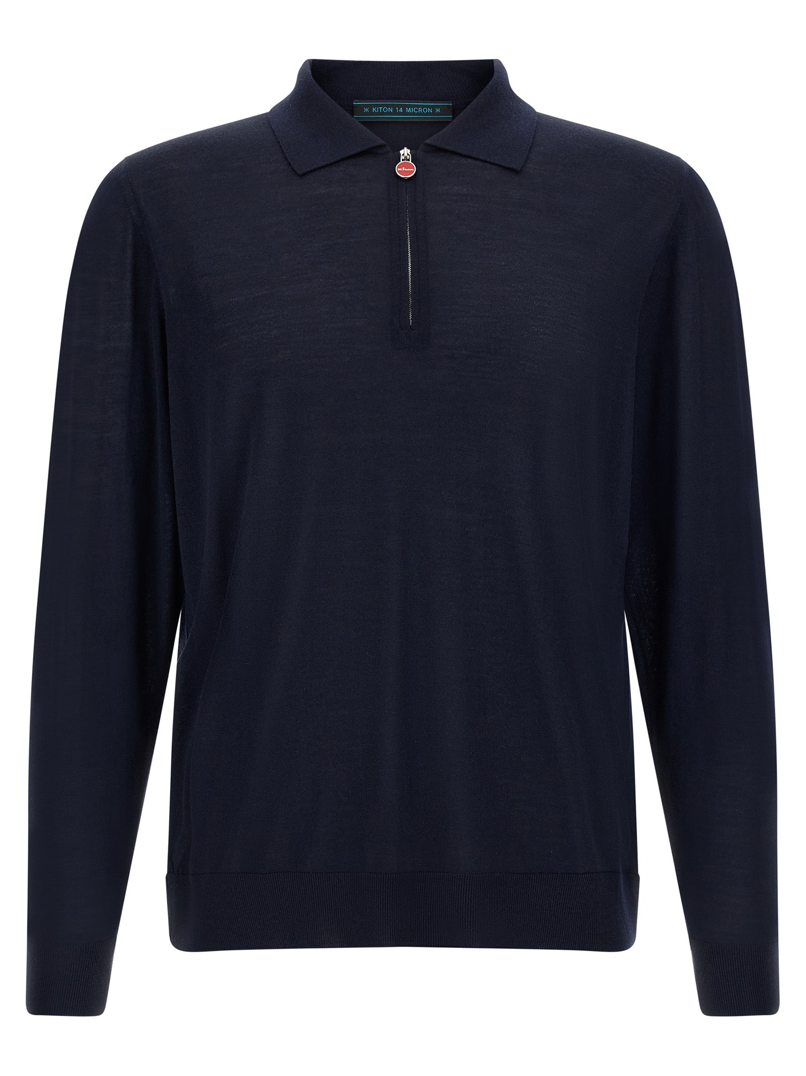 Kiton Wool Polo Shirt 14 Microns