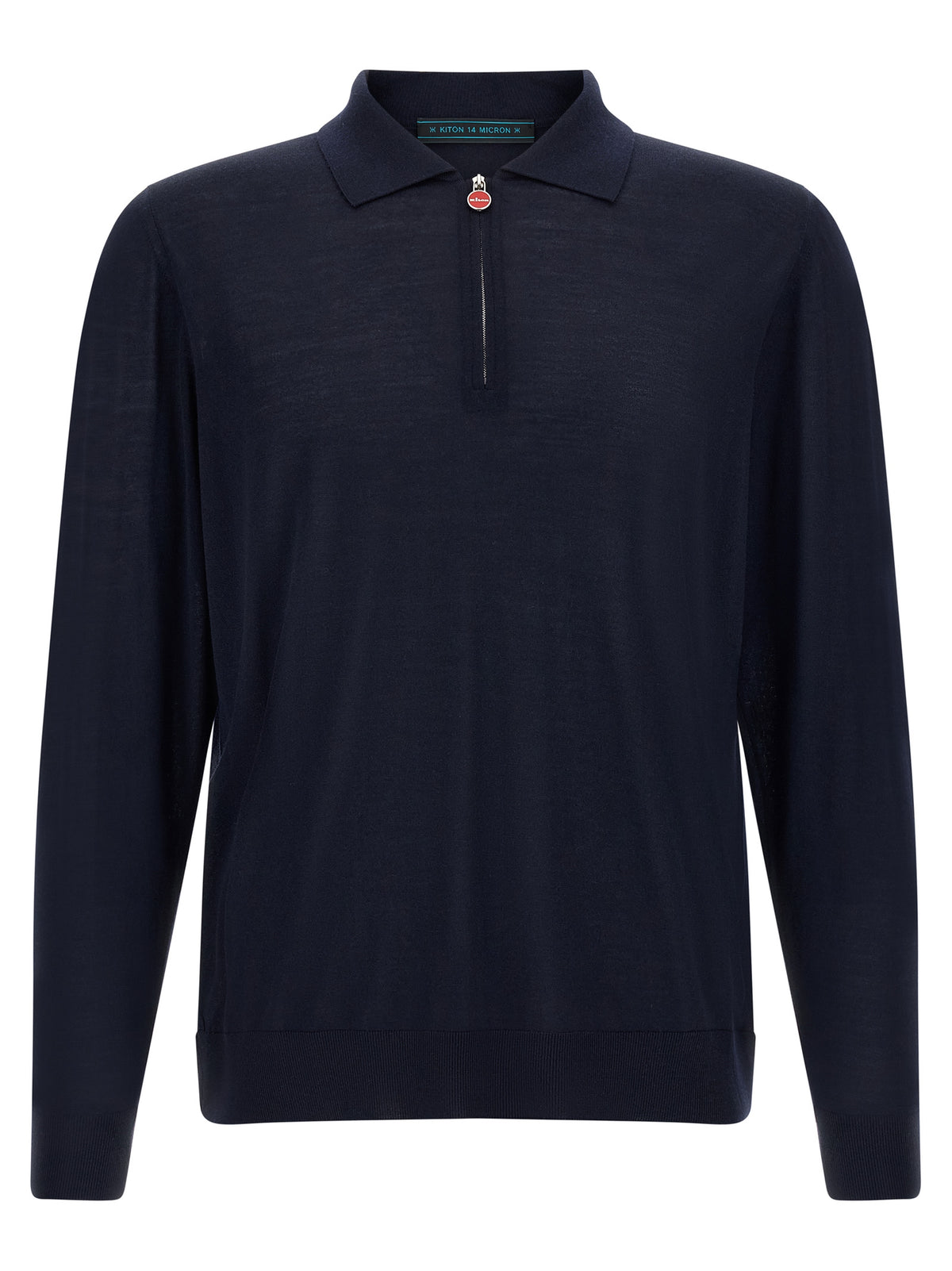 Kiton Wool Polo Shirt 14 Microns