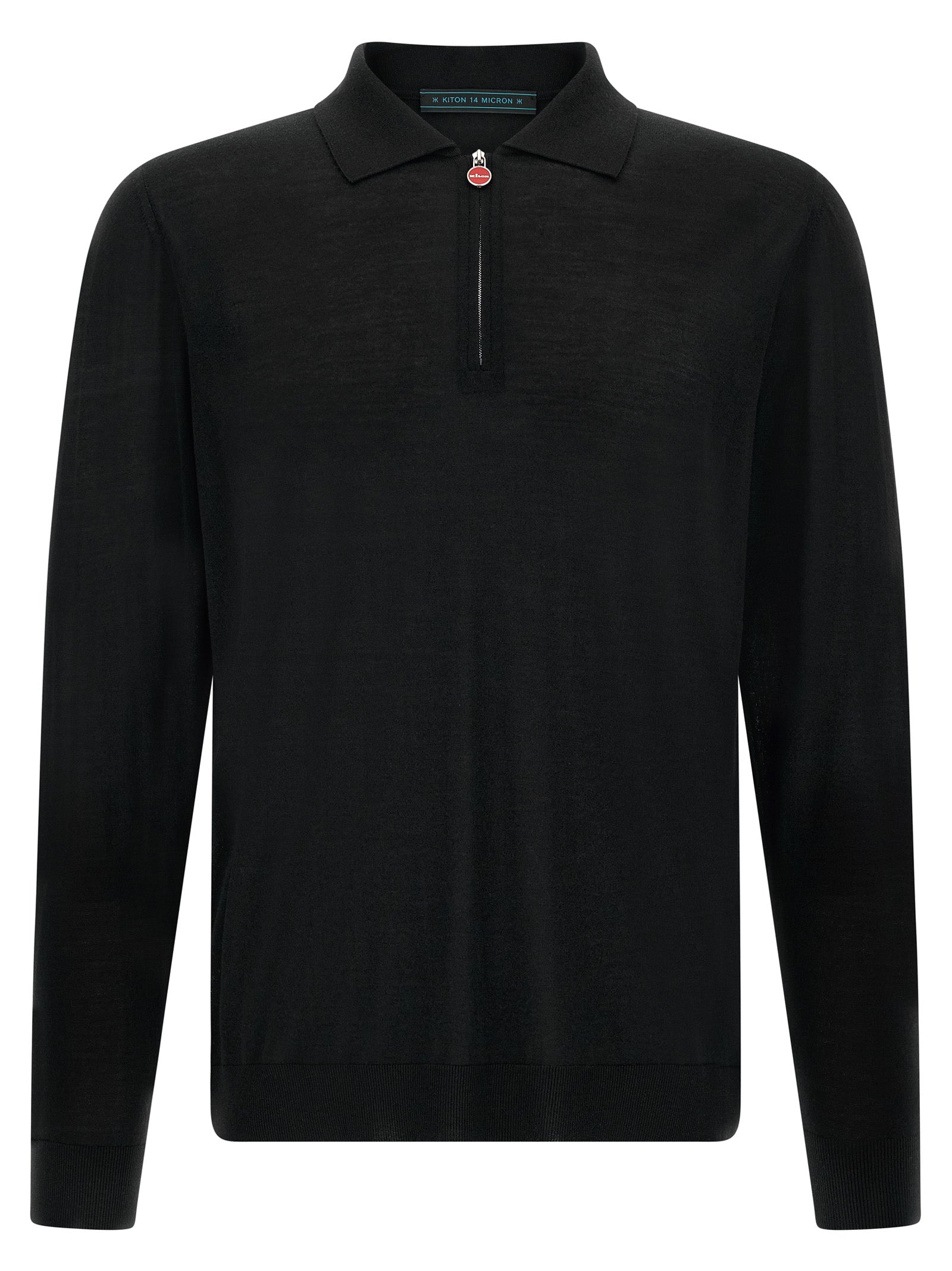 Kiton Wool Polo Shirt 14 Microns