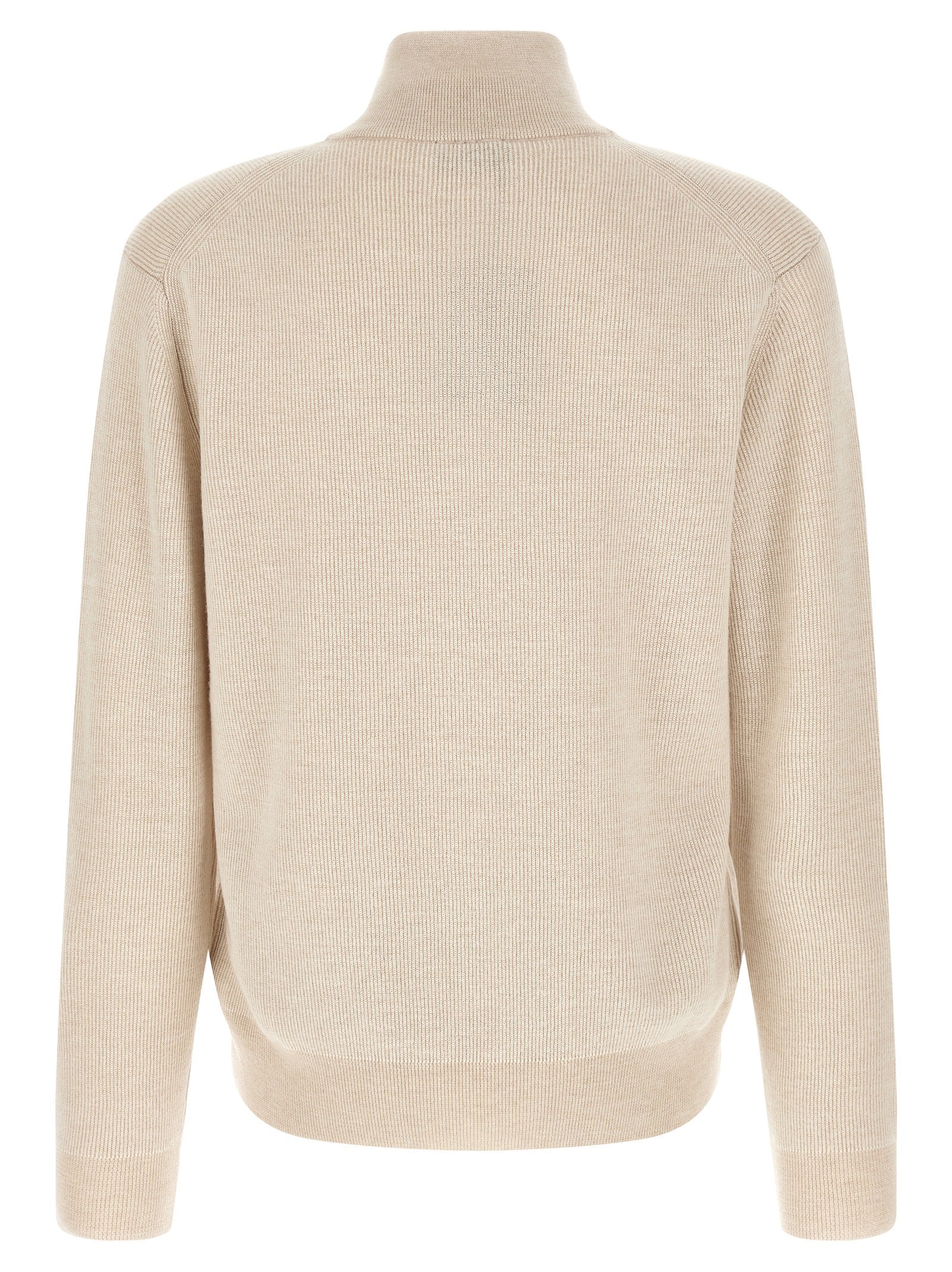 Brioni High Neck Sweater With Zip