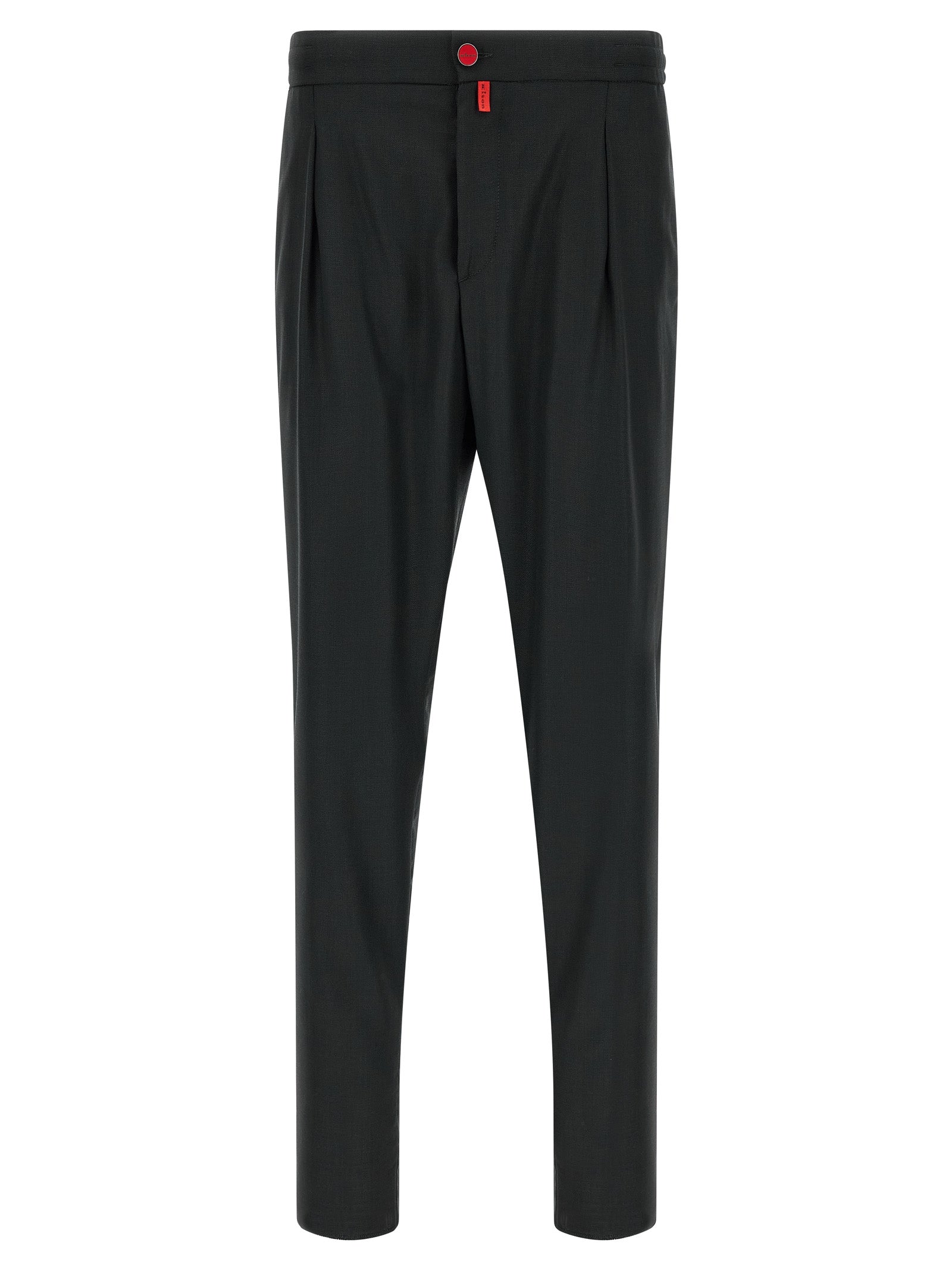 Kiton Red Button Pants