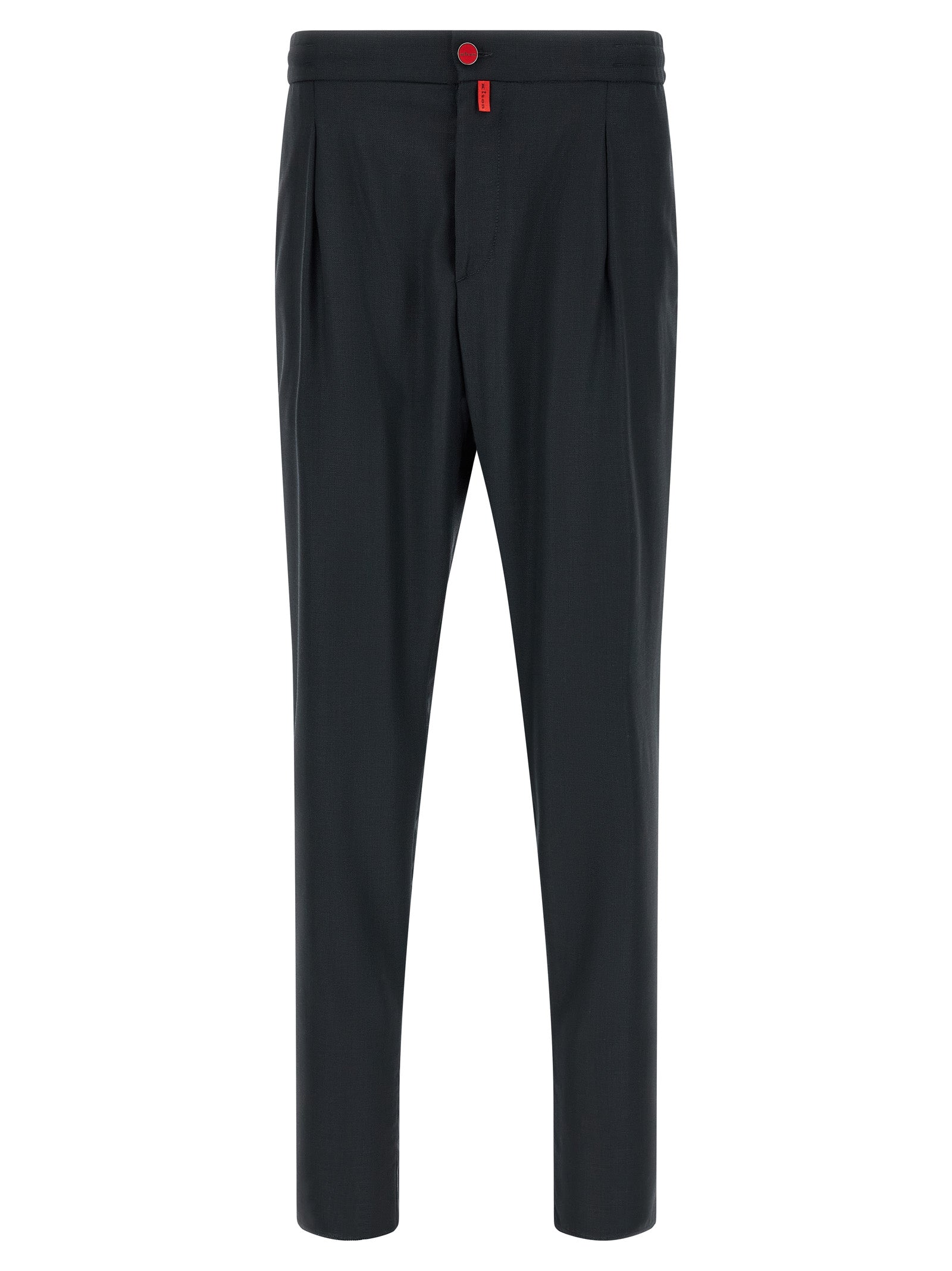 Kiton Red Button Pants