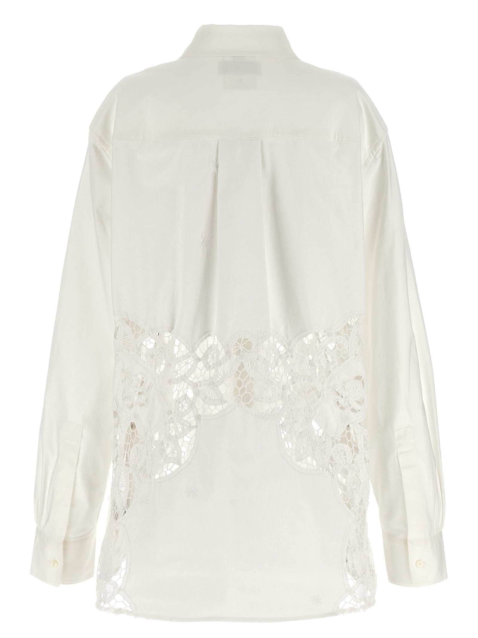 Marine Serre Cut-Out Embroidery Shirt