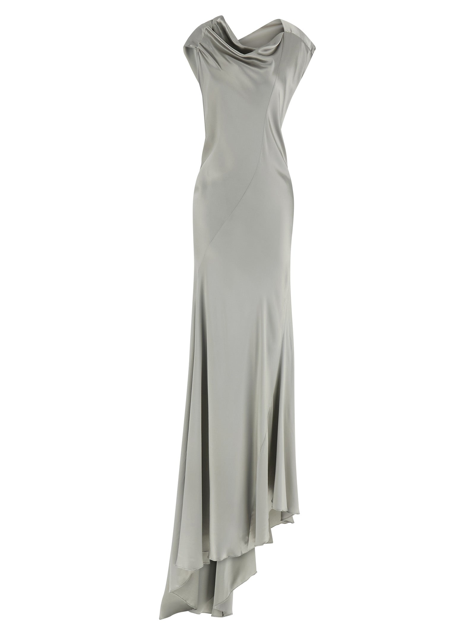 Alberta Ferretti Satin Dress