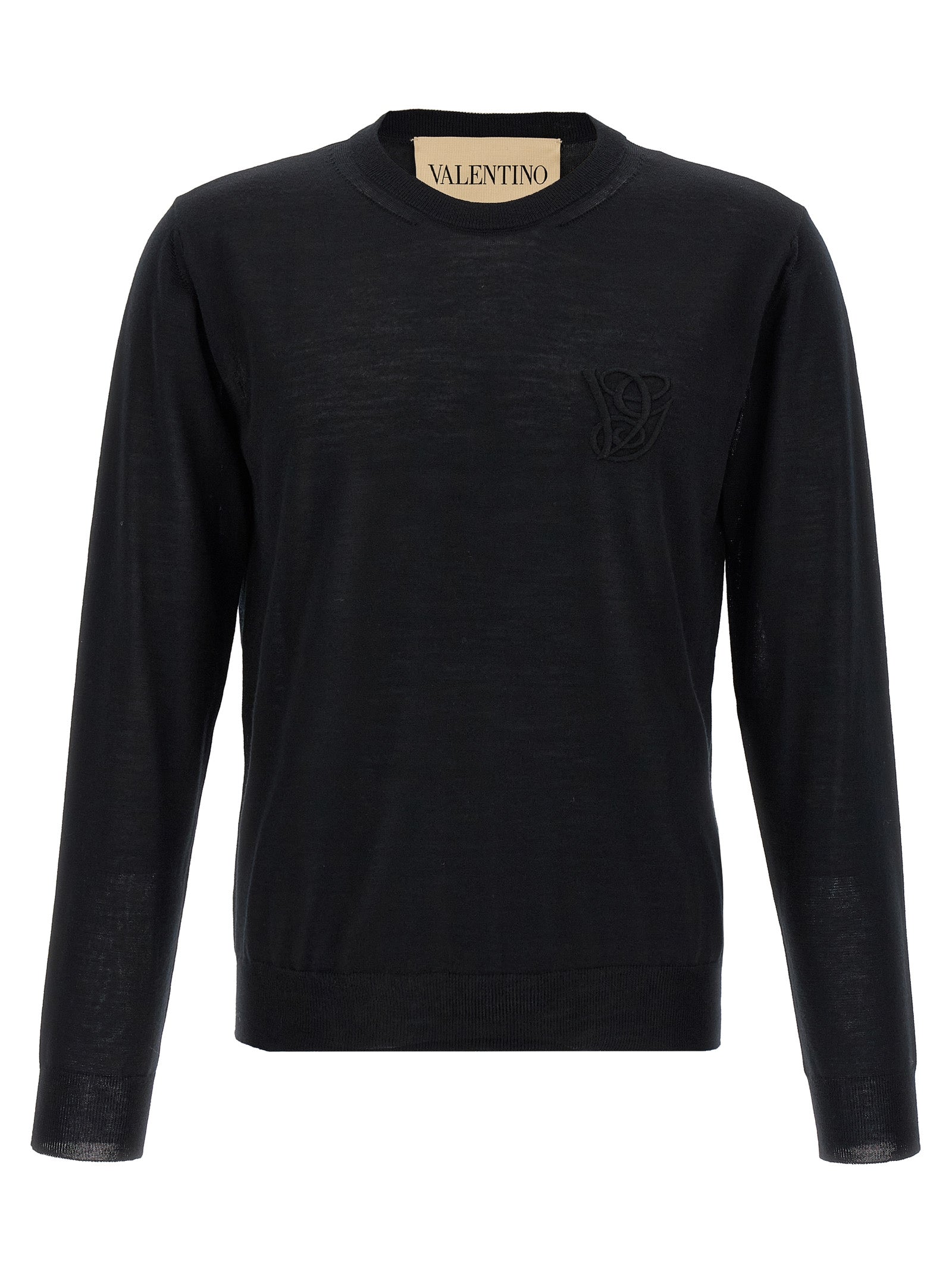 Valentino Garavani Valentino Garavani Logo Embroidery Sweater