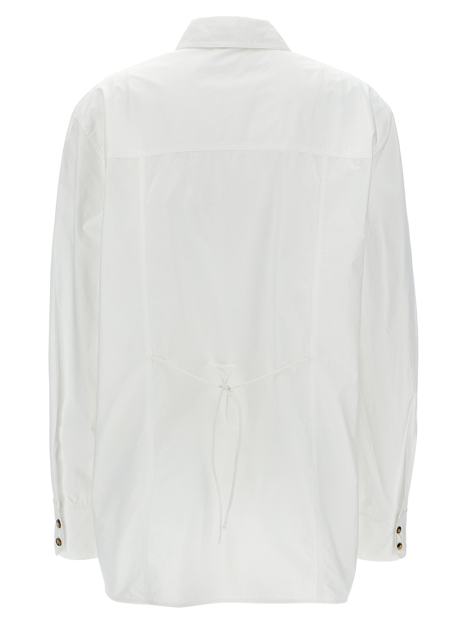 Ganni Lace-Up Shirt