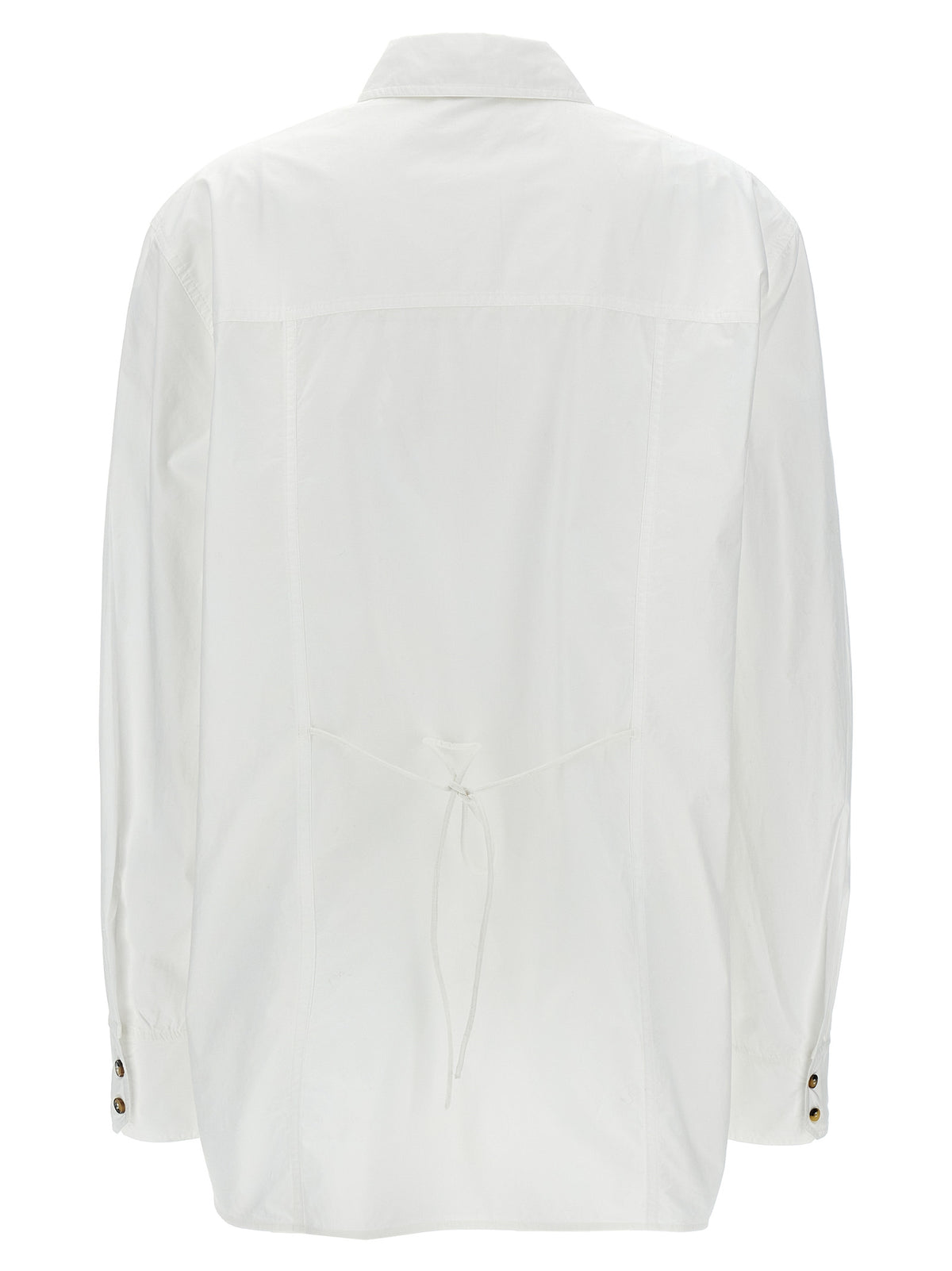 Ganni Lace-Up Shirt