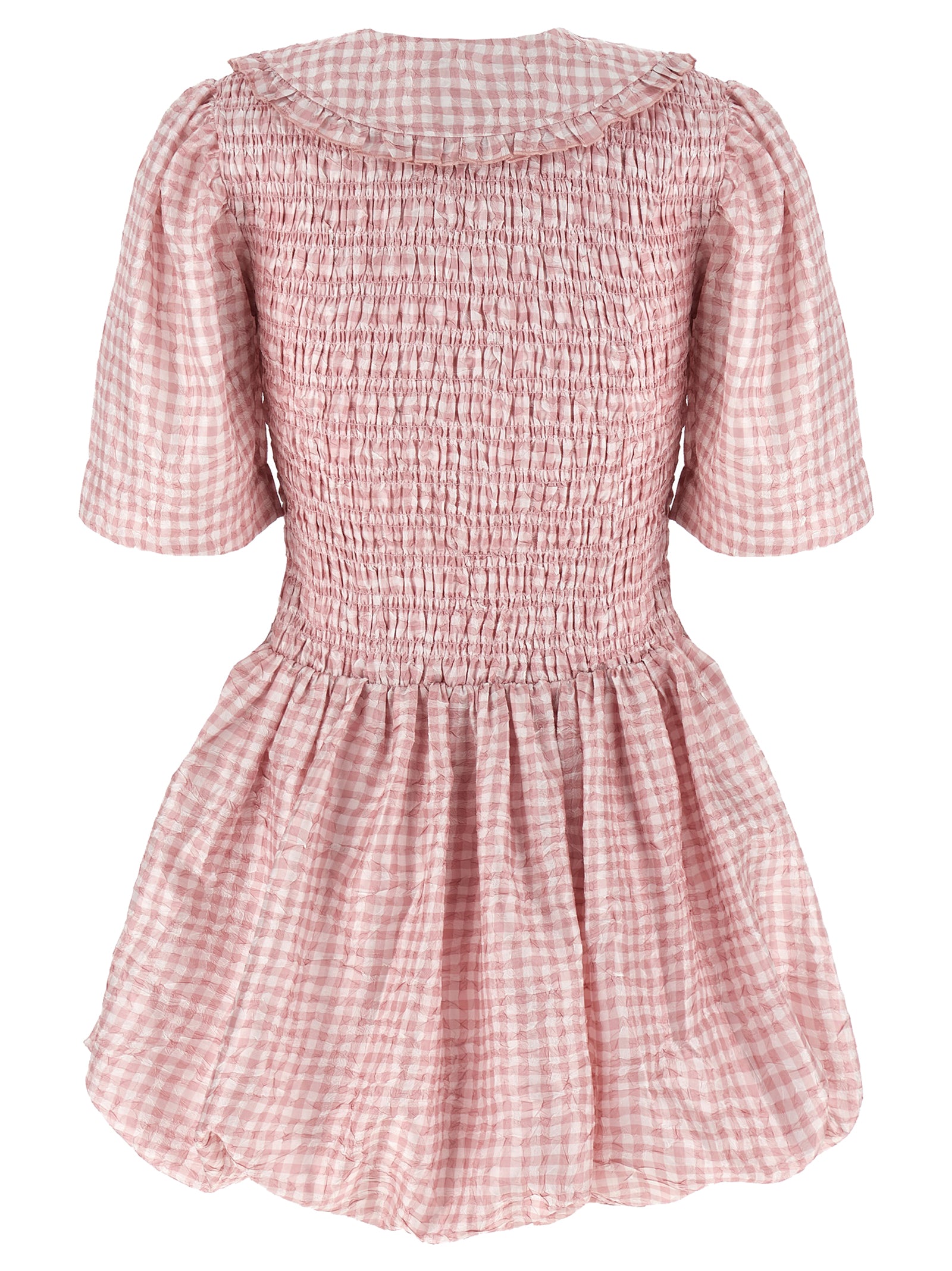 Ganni 'Pink Check' Dress