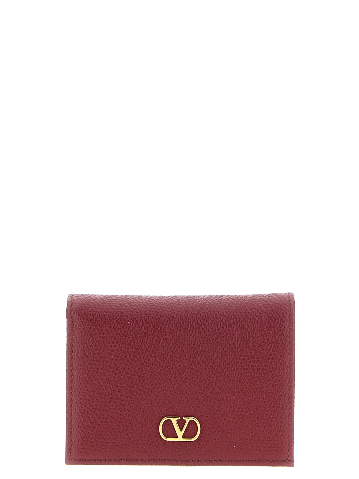 Valentino Garavani Valentino Garavani 'Vlogo' Burgundy Wallet