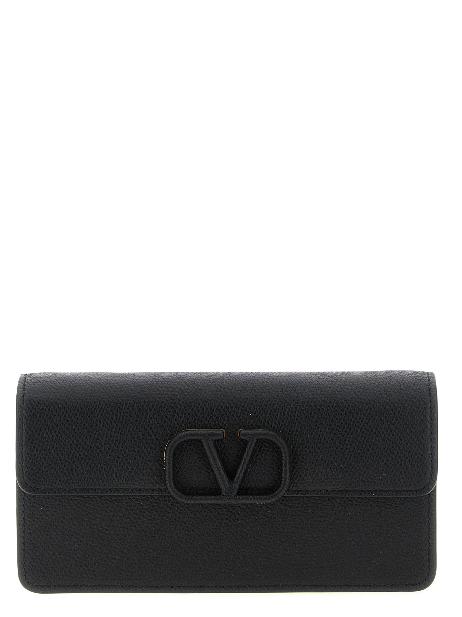 Valentino Garavani Wallet On Chain Valentino Garavani Vlogo Signature