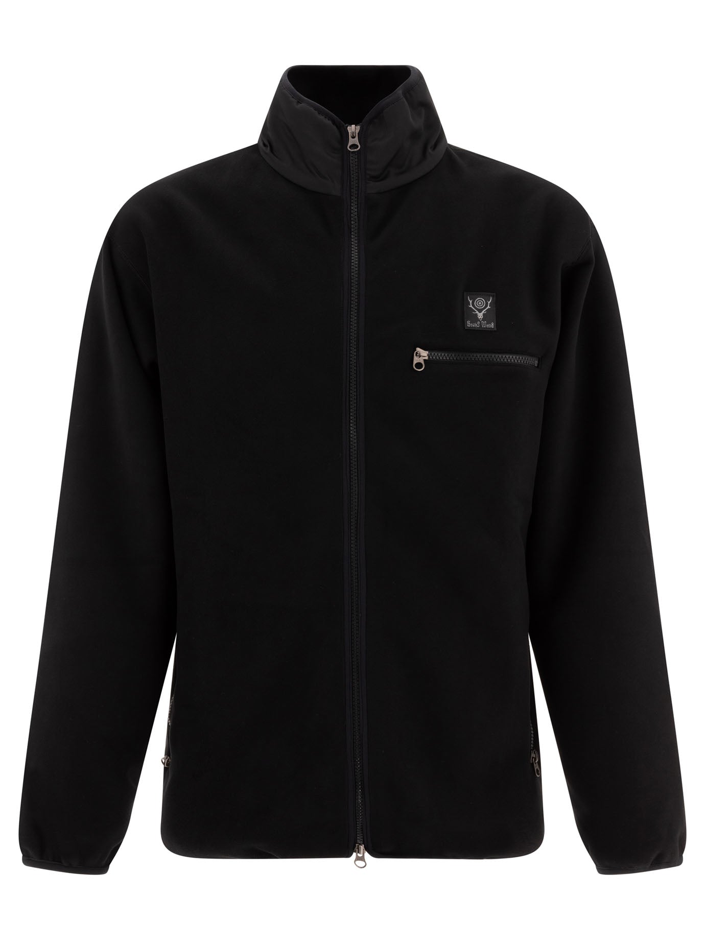 South2 West8 Piping Zipper Sweatshirt