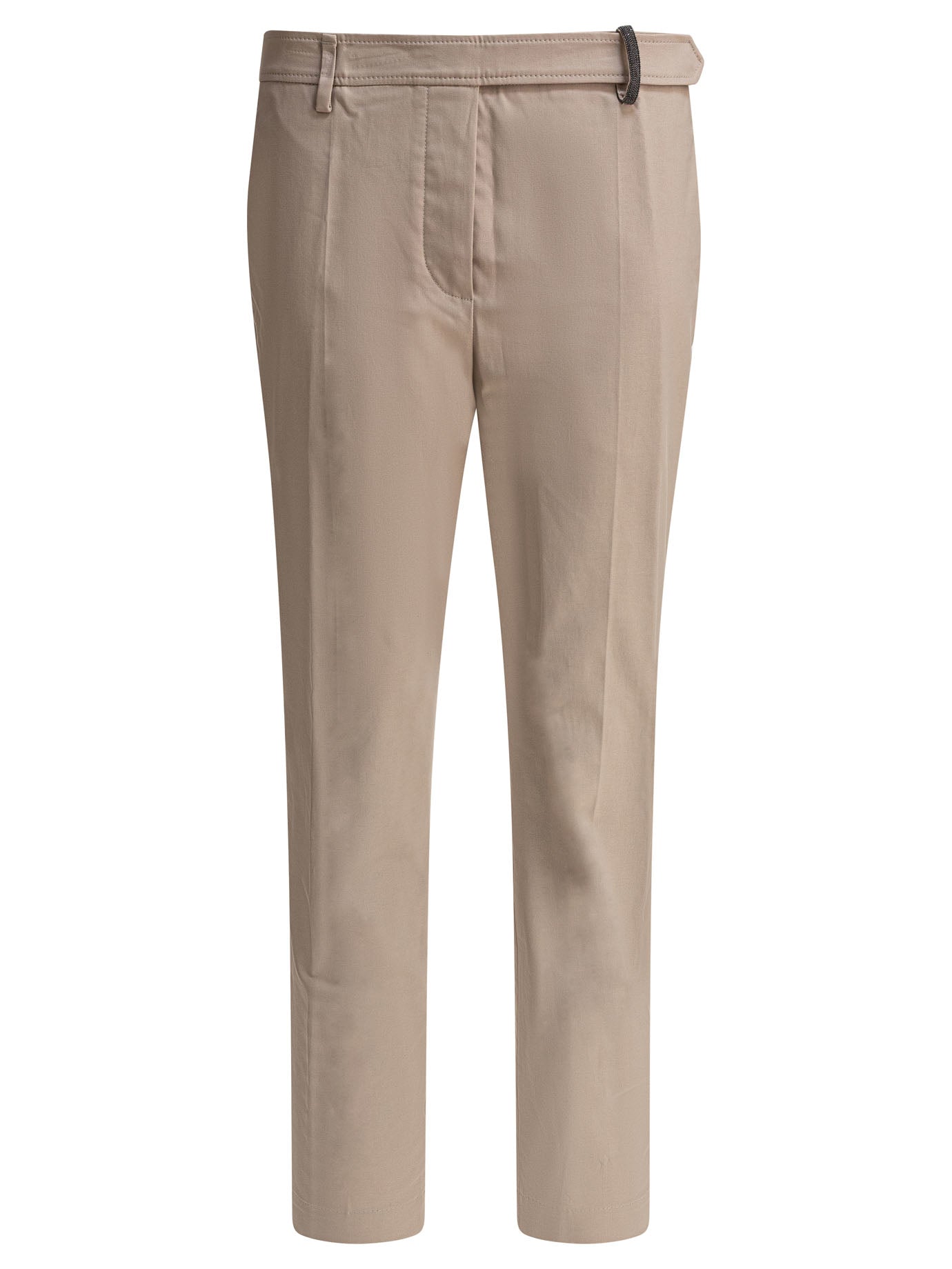 Brunello Cucinelli Boyfit Cotton Pants