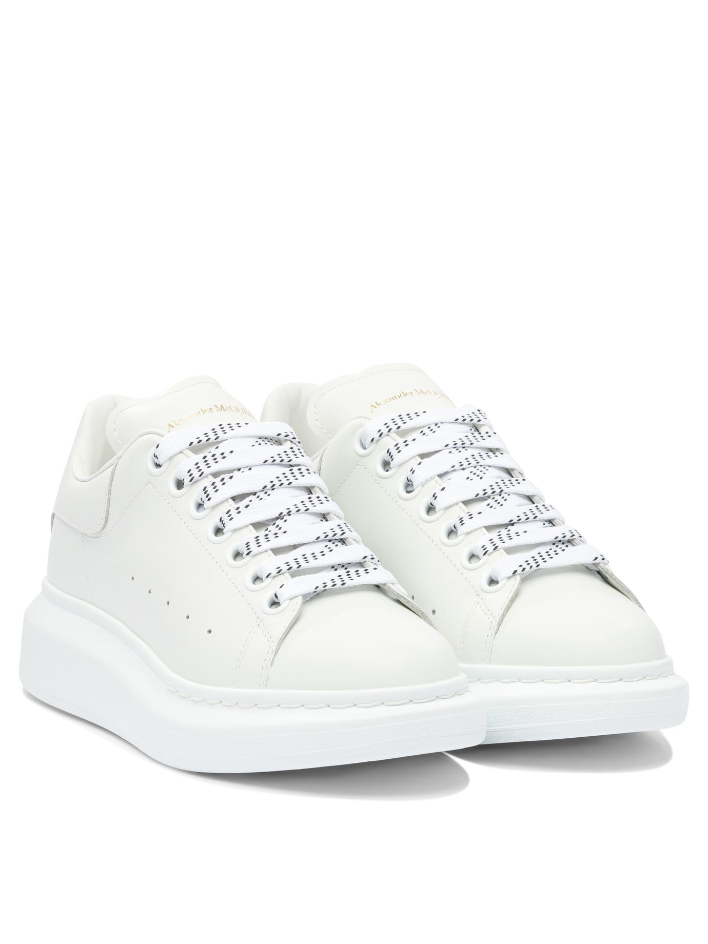Alexander McQueen Leather Upper And Rubber Sole Sneaker