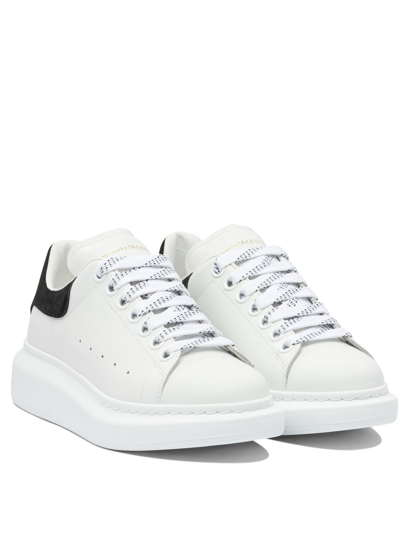 Alexander McQueen Leather Upper And Rubber Sole Sneaker