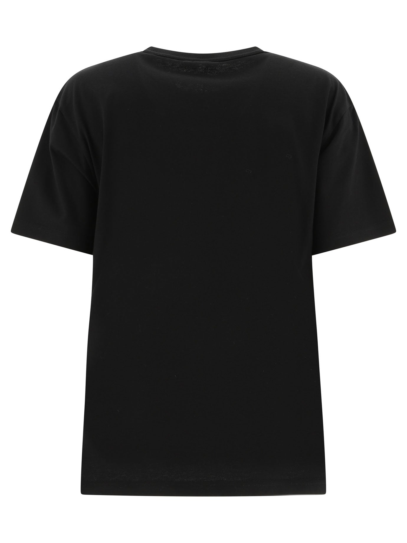 Alexander Wang Essential Jsy Ss Tee W/ Puff Logo & Bound Neck