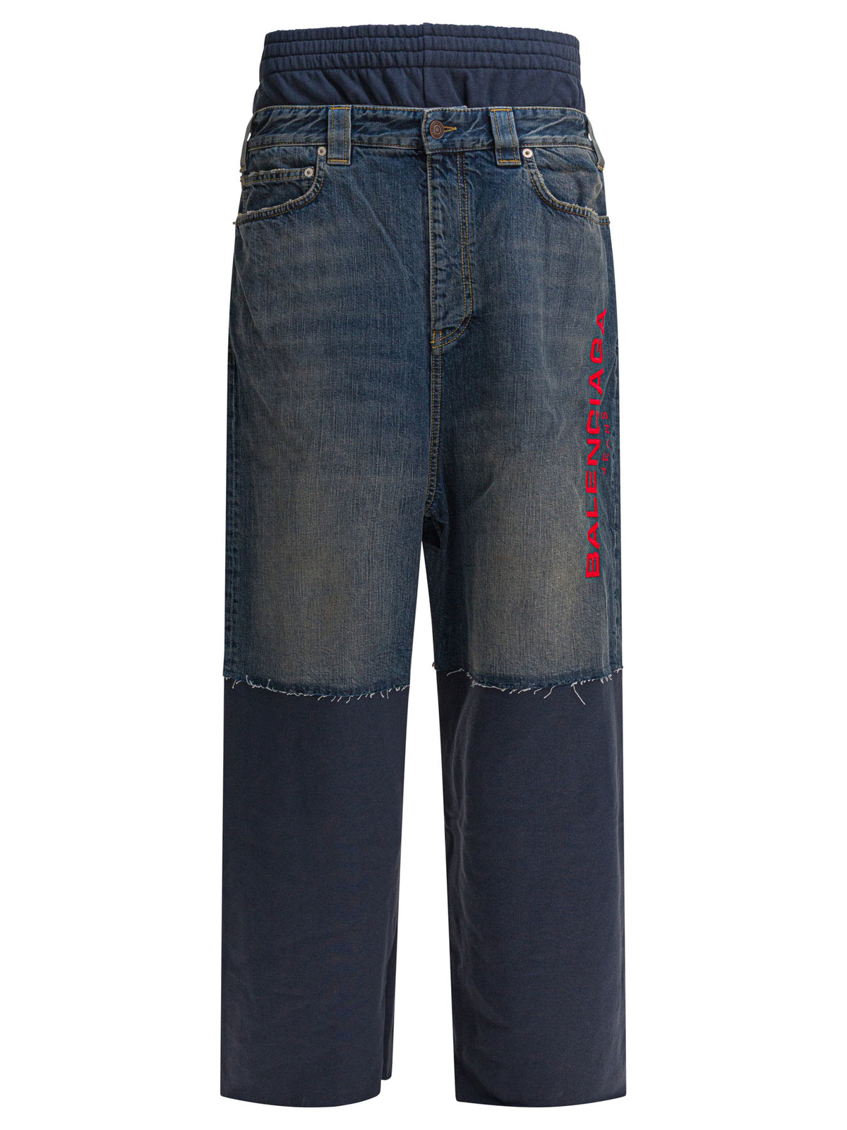 Balenciaga Jeans Patched Molleton