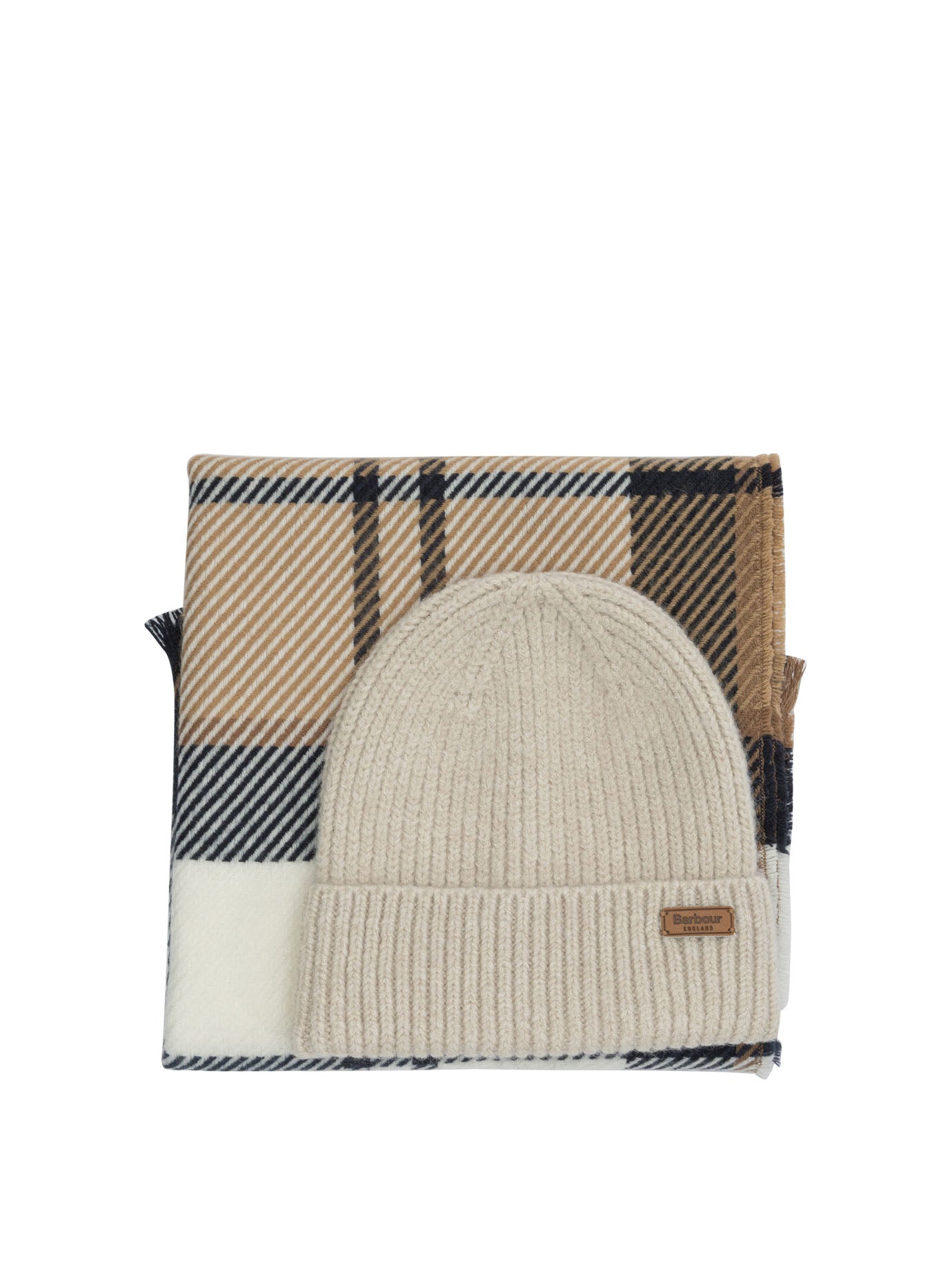 Barbour Pendle Beanie And Blair Scarf Set.