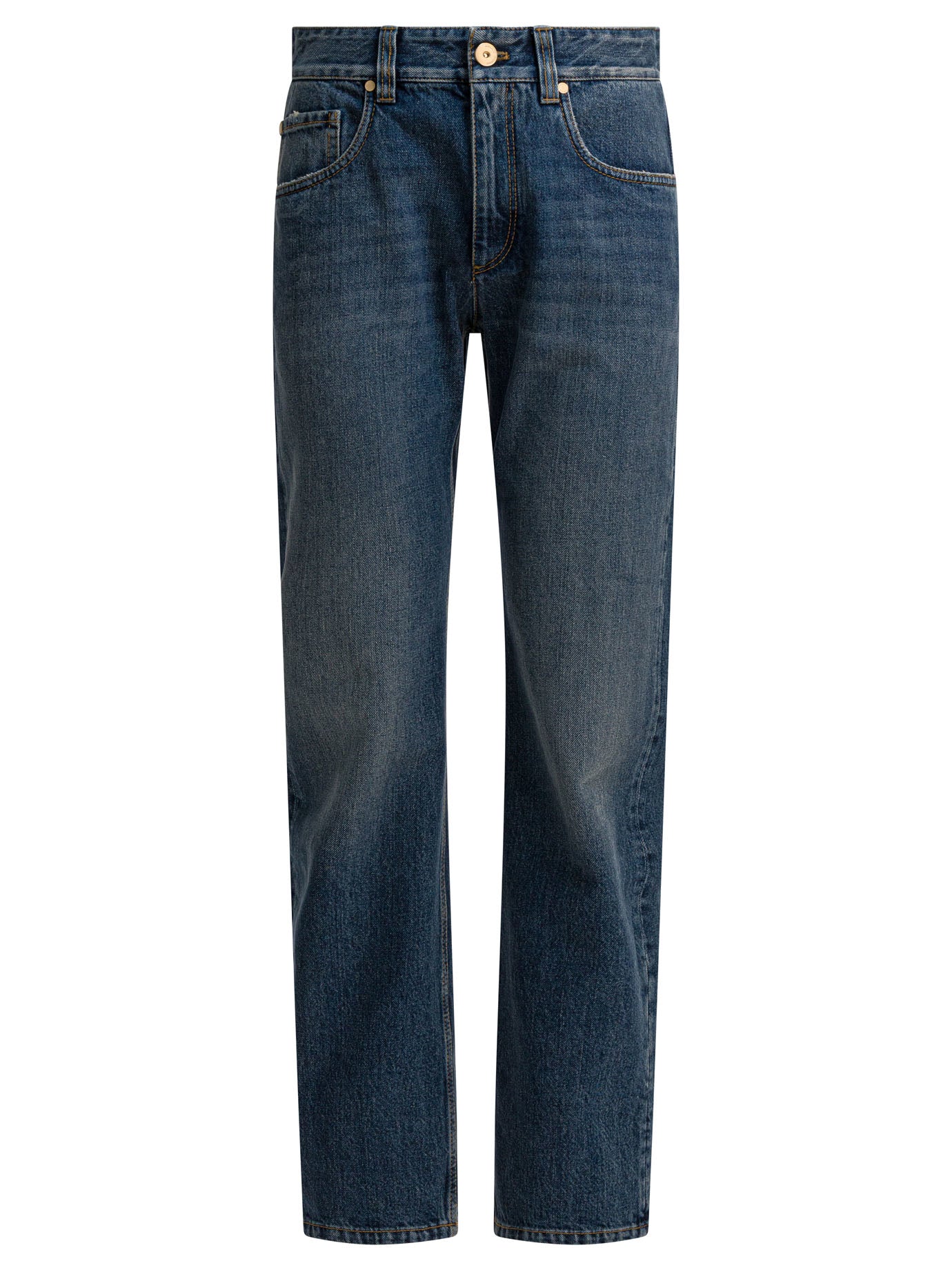 Brunello Cucinelli Column Straight Leg Jeans